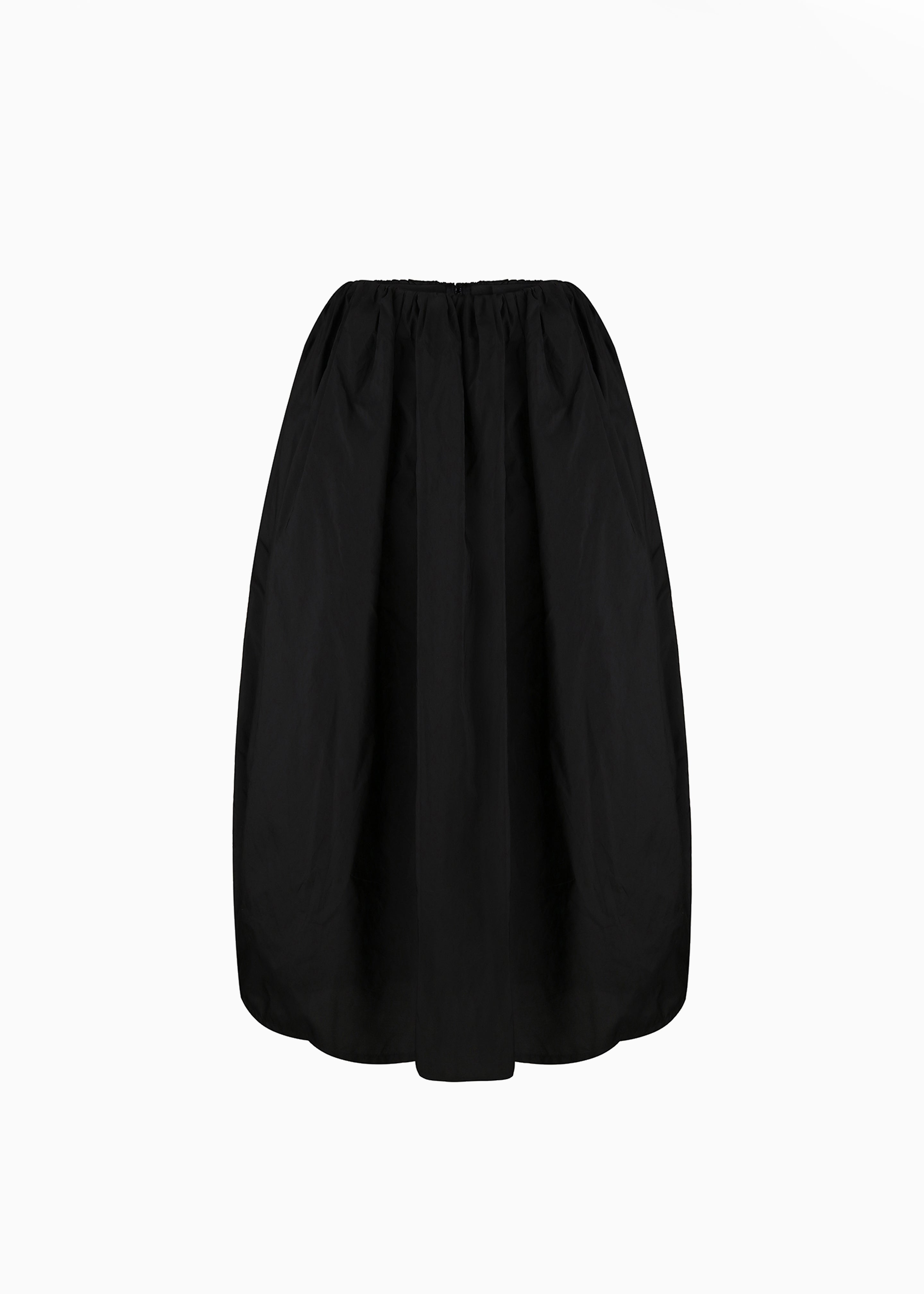 Bevza Balloon Midi Skirt - Black