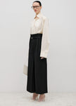 Bevza Belted Square Culottes - Black