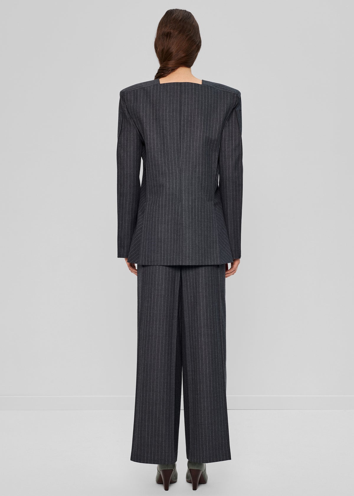 Bevza Belted Square Culottes - Dark Grey - 6