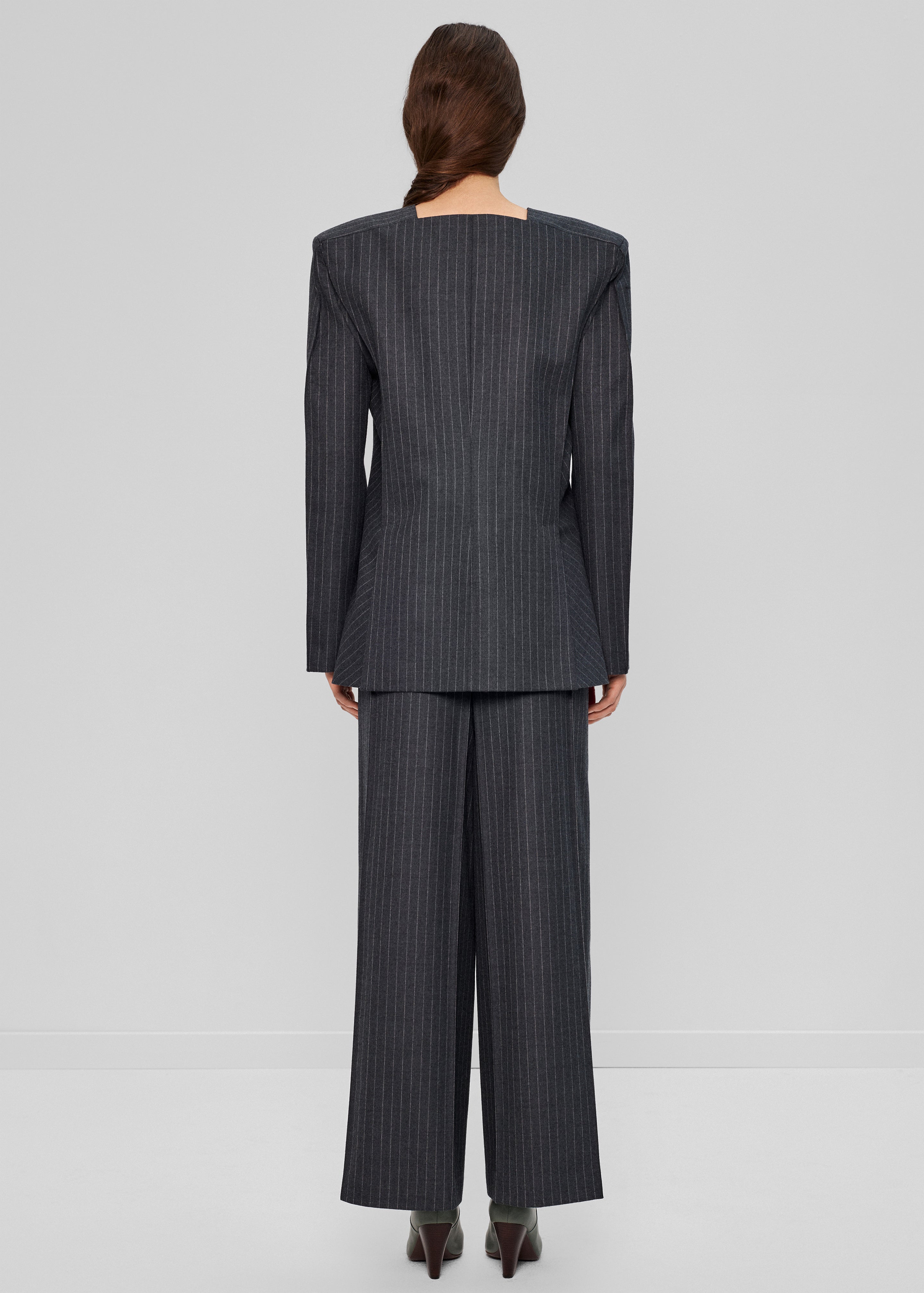 Bevza Belted Square Culottes - Dark Grey - 6