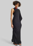 Bevza Black On Black Dress - Black