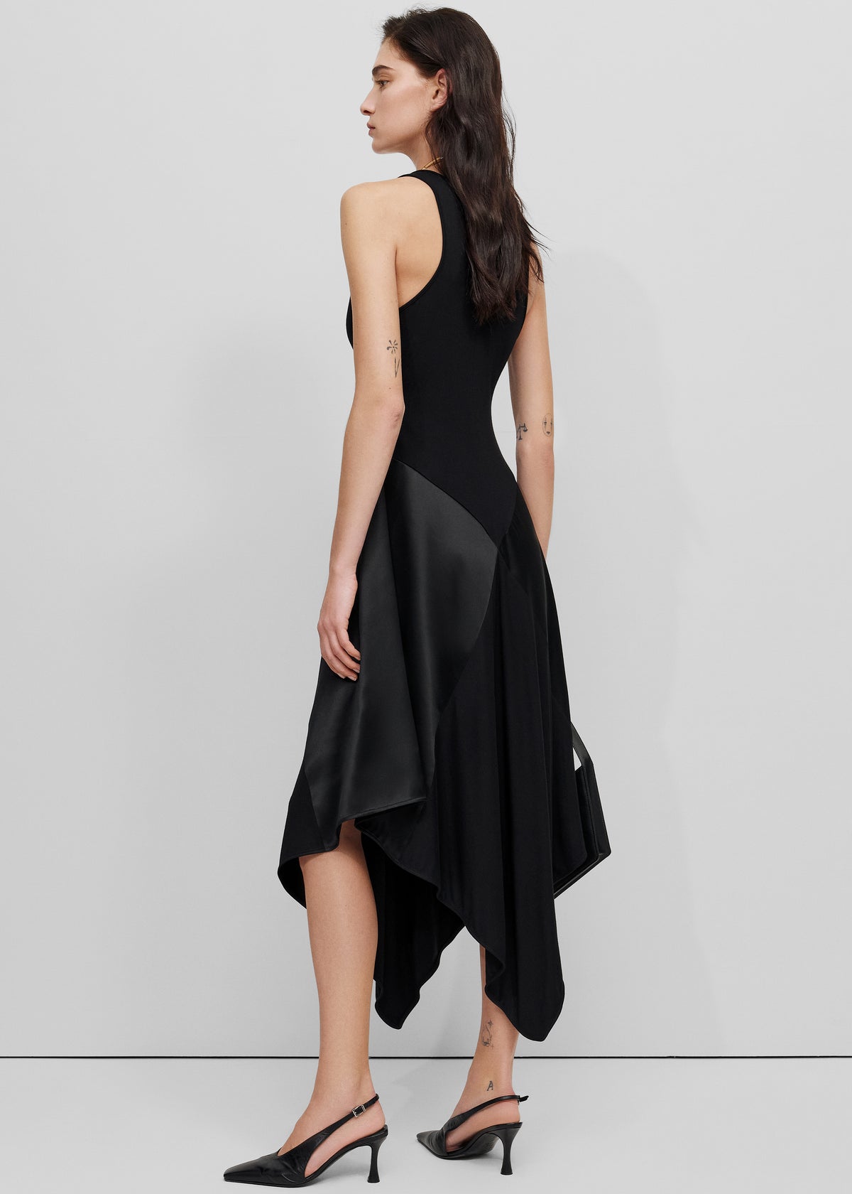 Bevza Square Dress - Black - 6