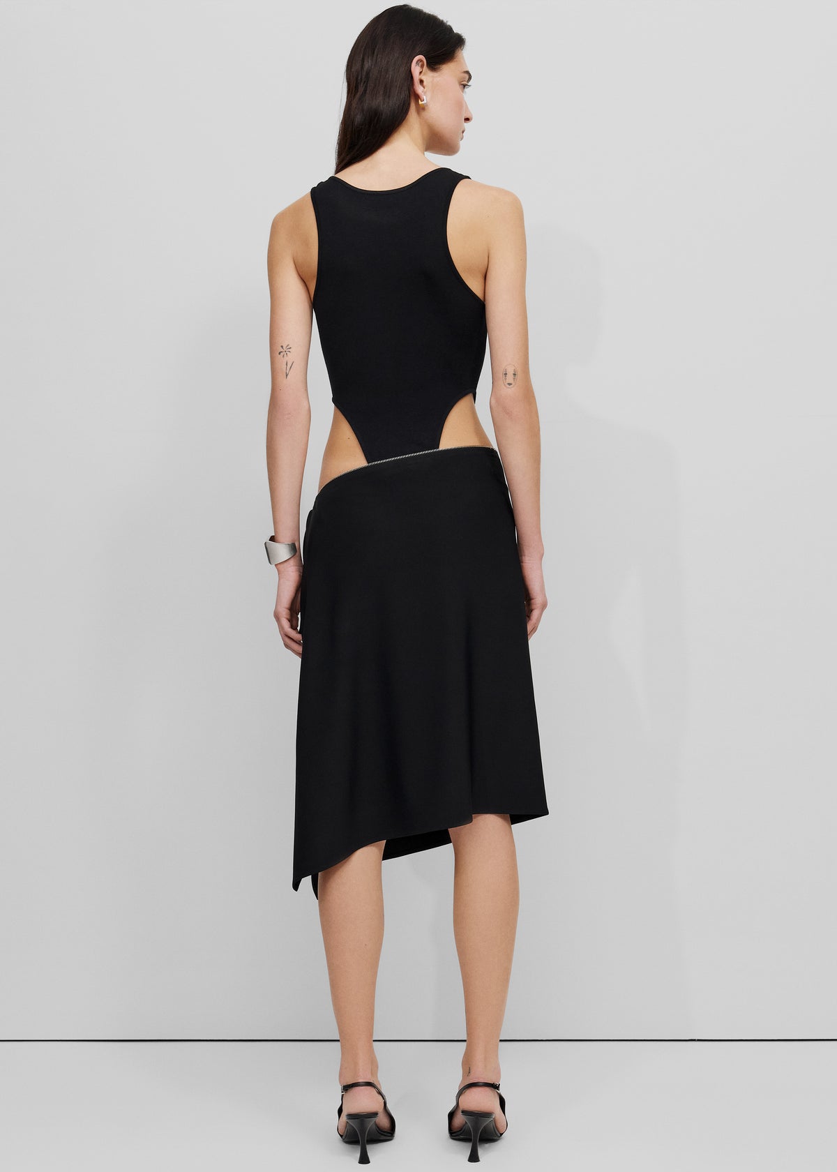 Bevza Square Skirt - Black - 5