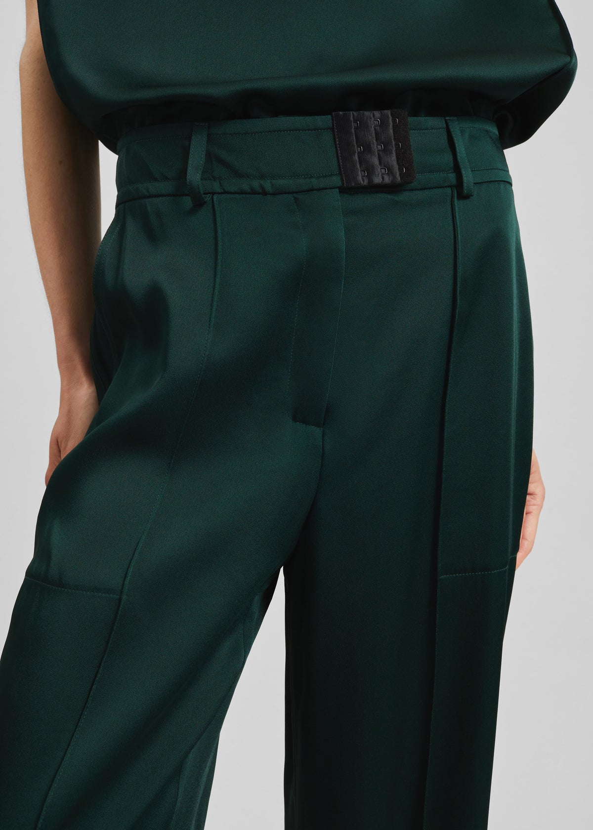 Bevza Bra Closure Trousers - Dark Green - 3