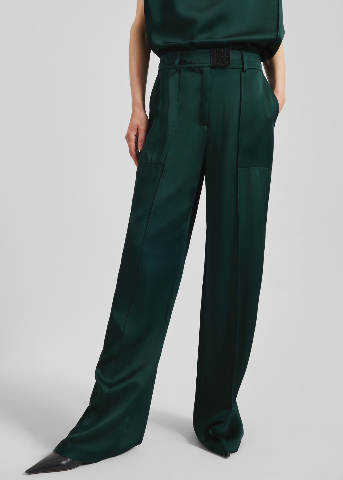 Bevza Bra Closure Trousers - Dark Green - 7