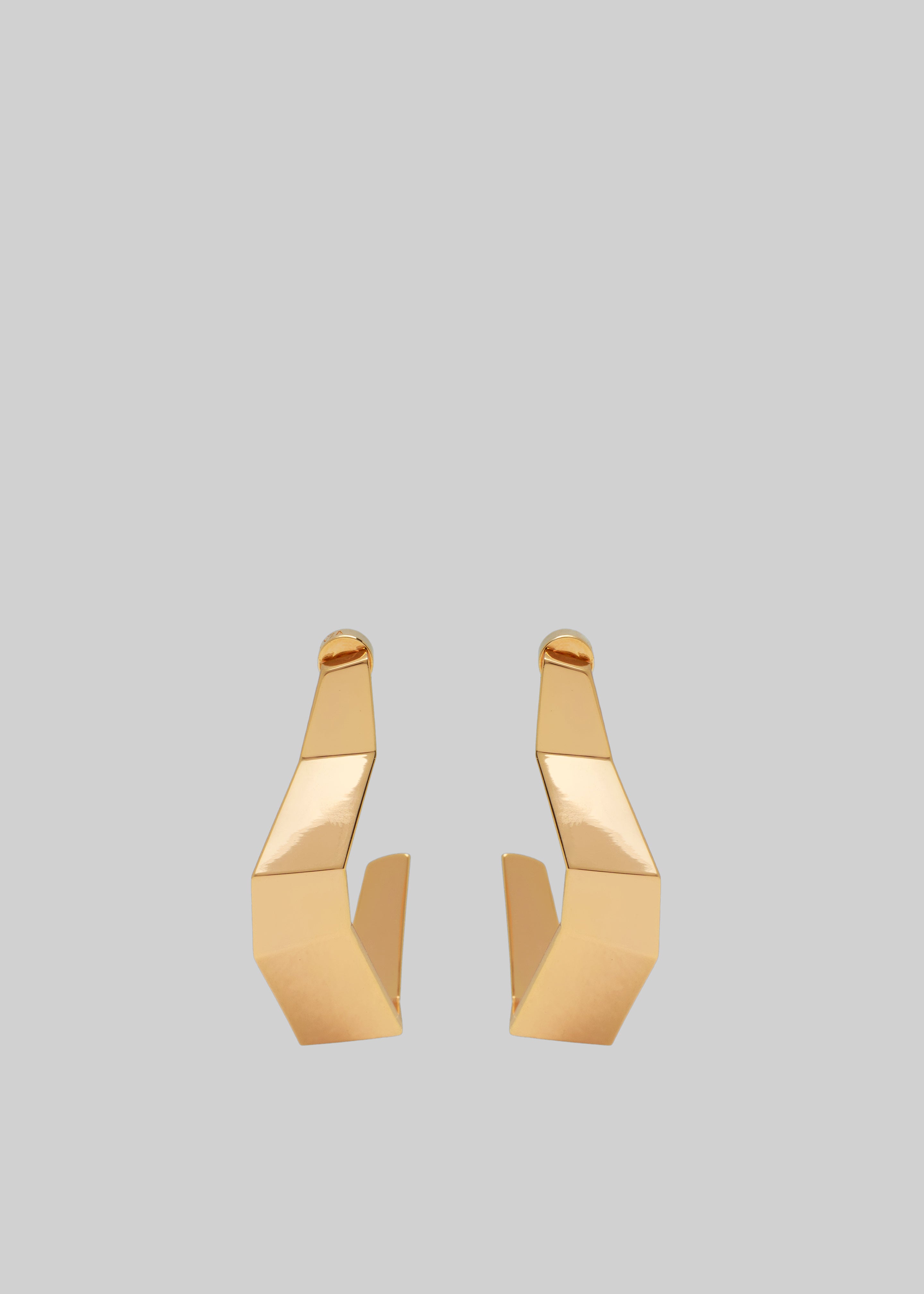 Bevza Broken Shape Earings - Golden - 3