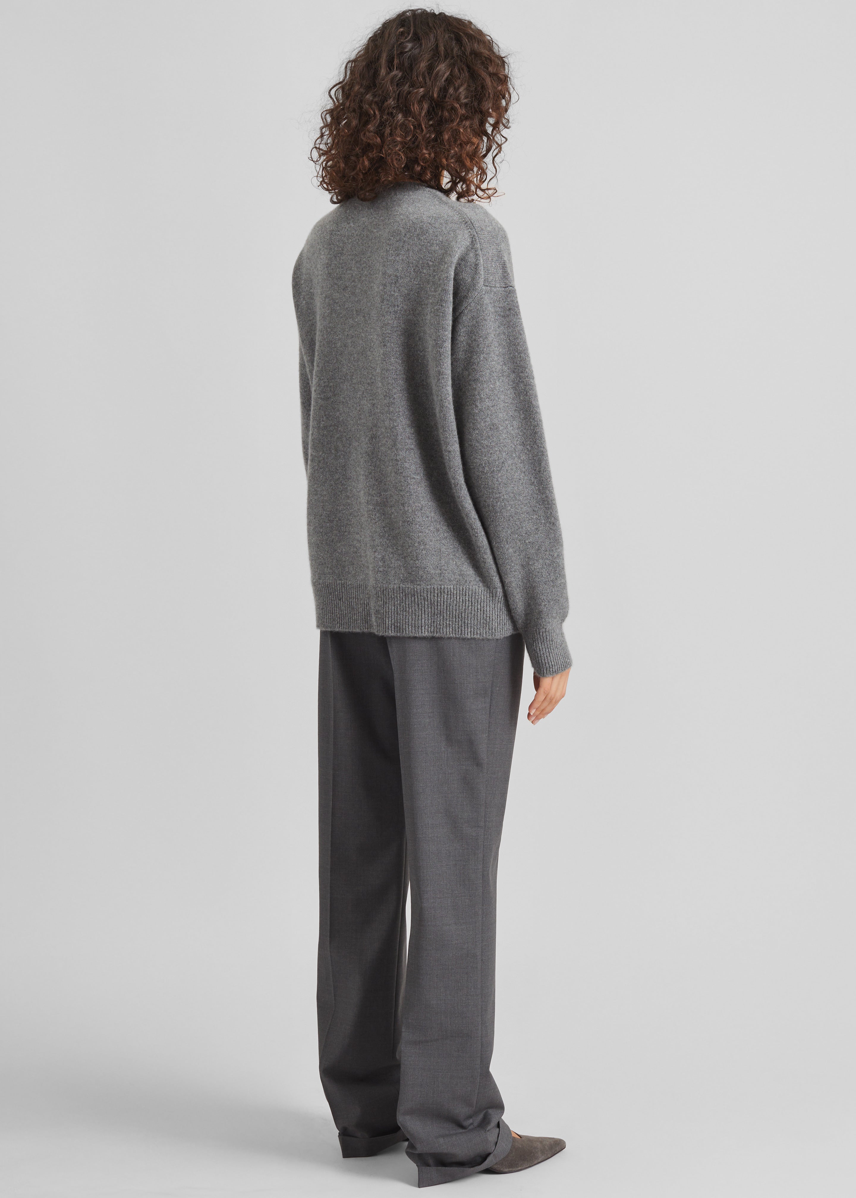 Bevza Cashmere Sweater - Dark Grey - 7