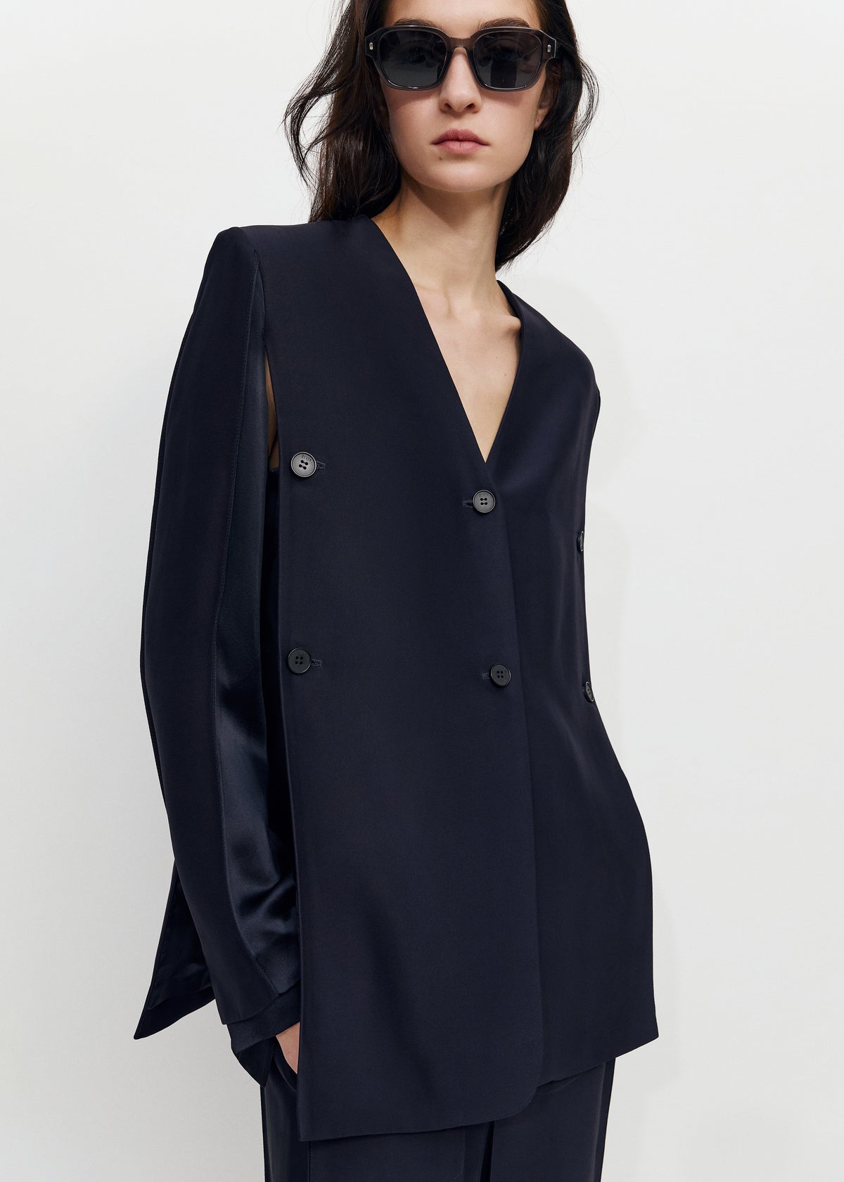 Bevza Deconstructed Jacket #3 - Dark Ink Navy - 1