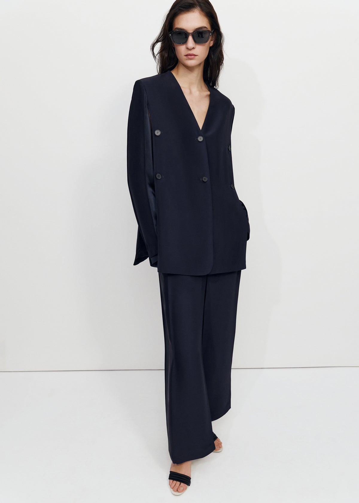 Bevza Deconstructed Jacket #3 - Dark Ink Navy - 2