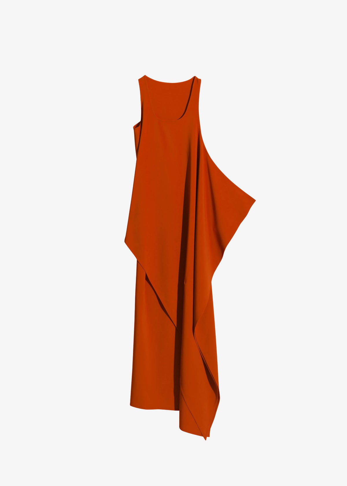 Bevza Edge Dress - Carrot Red - 5