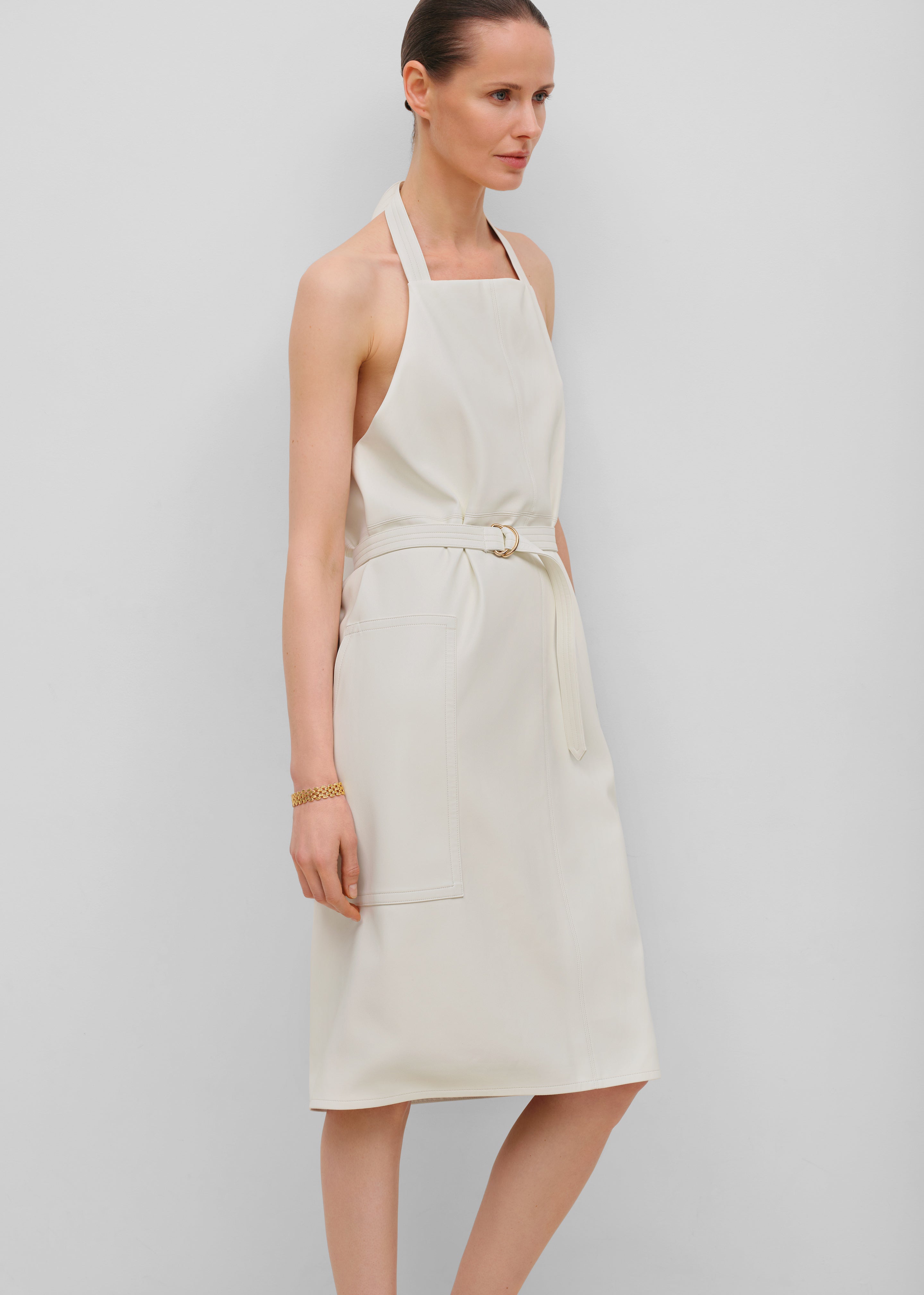 Bevza Fartukh Dress - White - 5