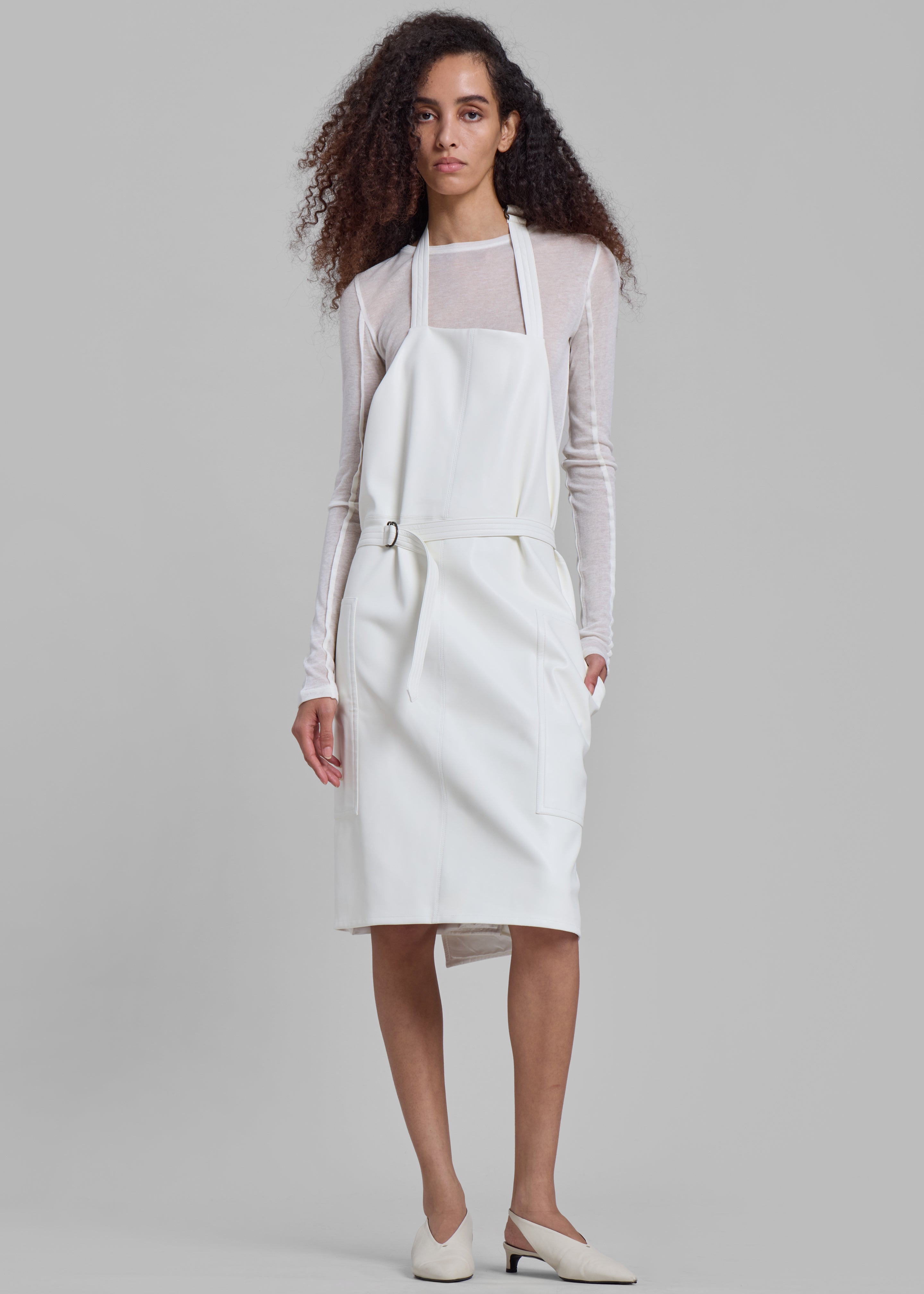 Bevza Fartukh Dress - White - 2