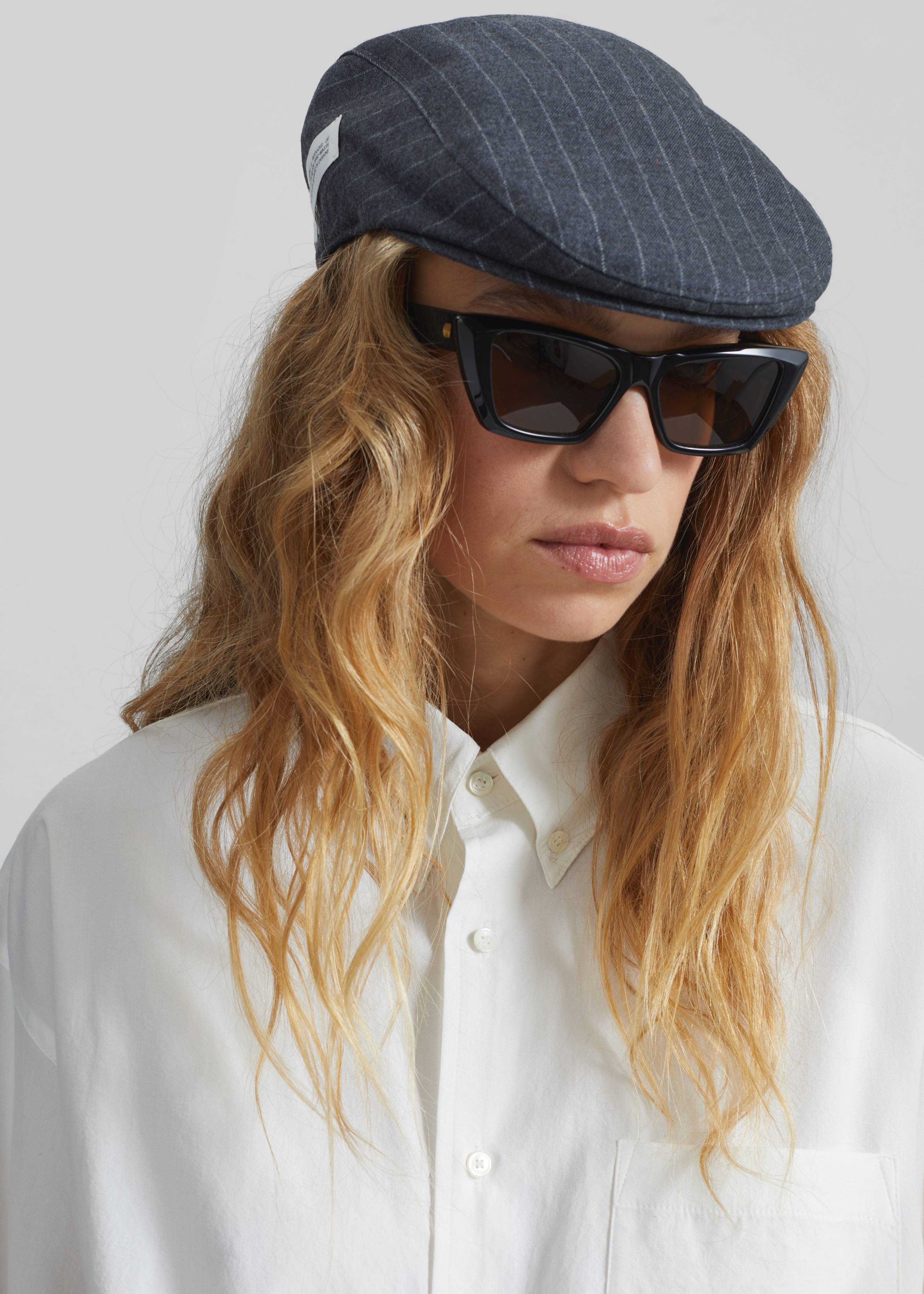 Bevza Flat Cap - Dark Grey - 6