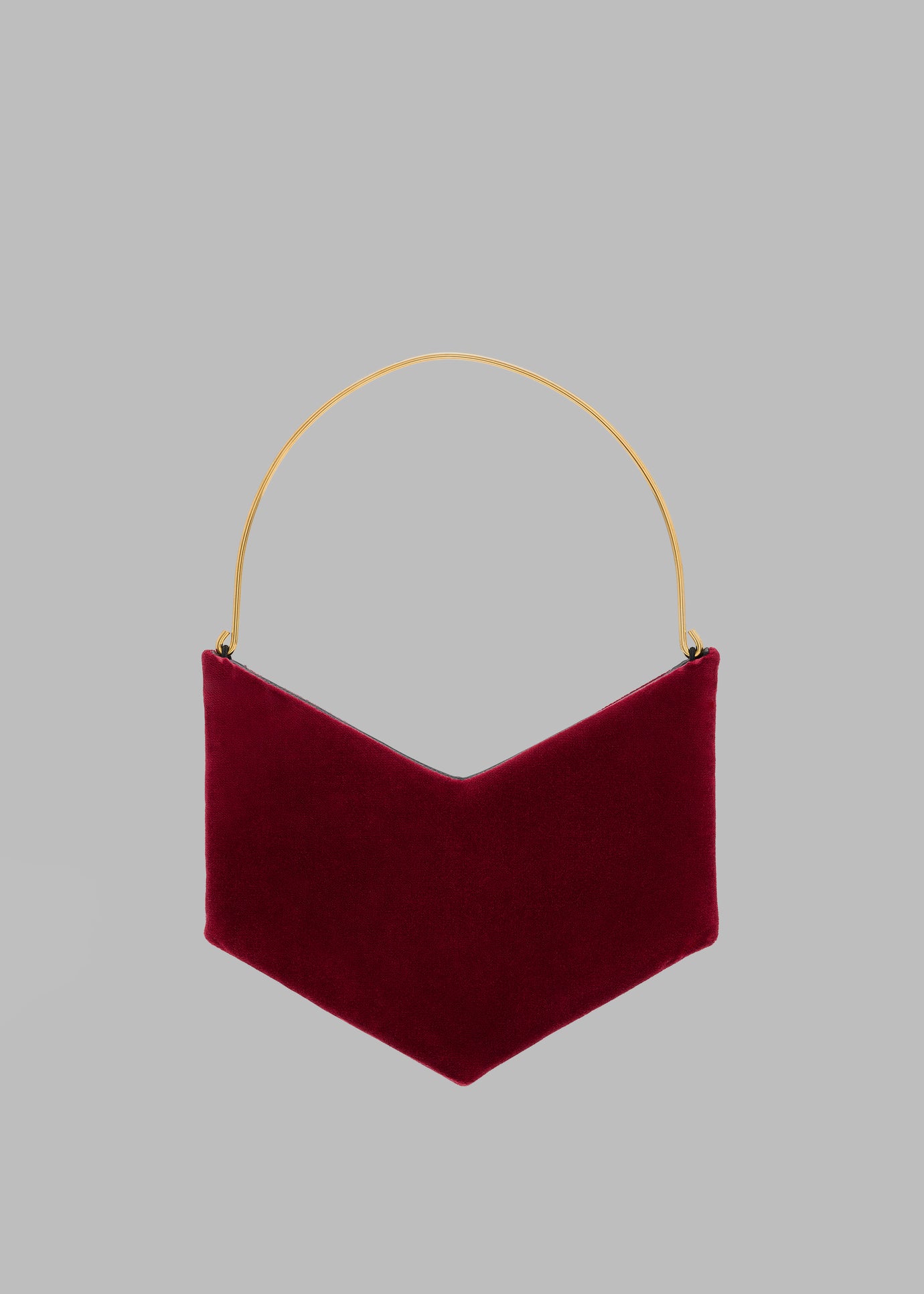 Bevza Grain Clutch - Burgundy