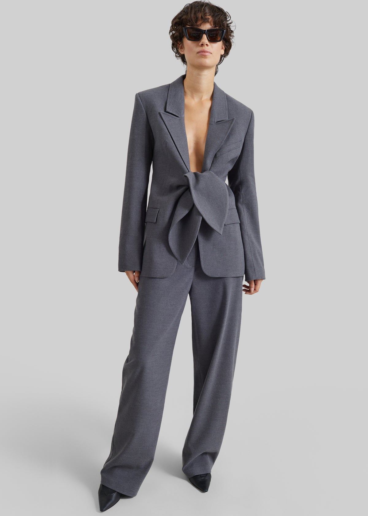 Bevza Costume Trousers - Grey