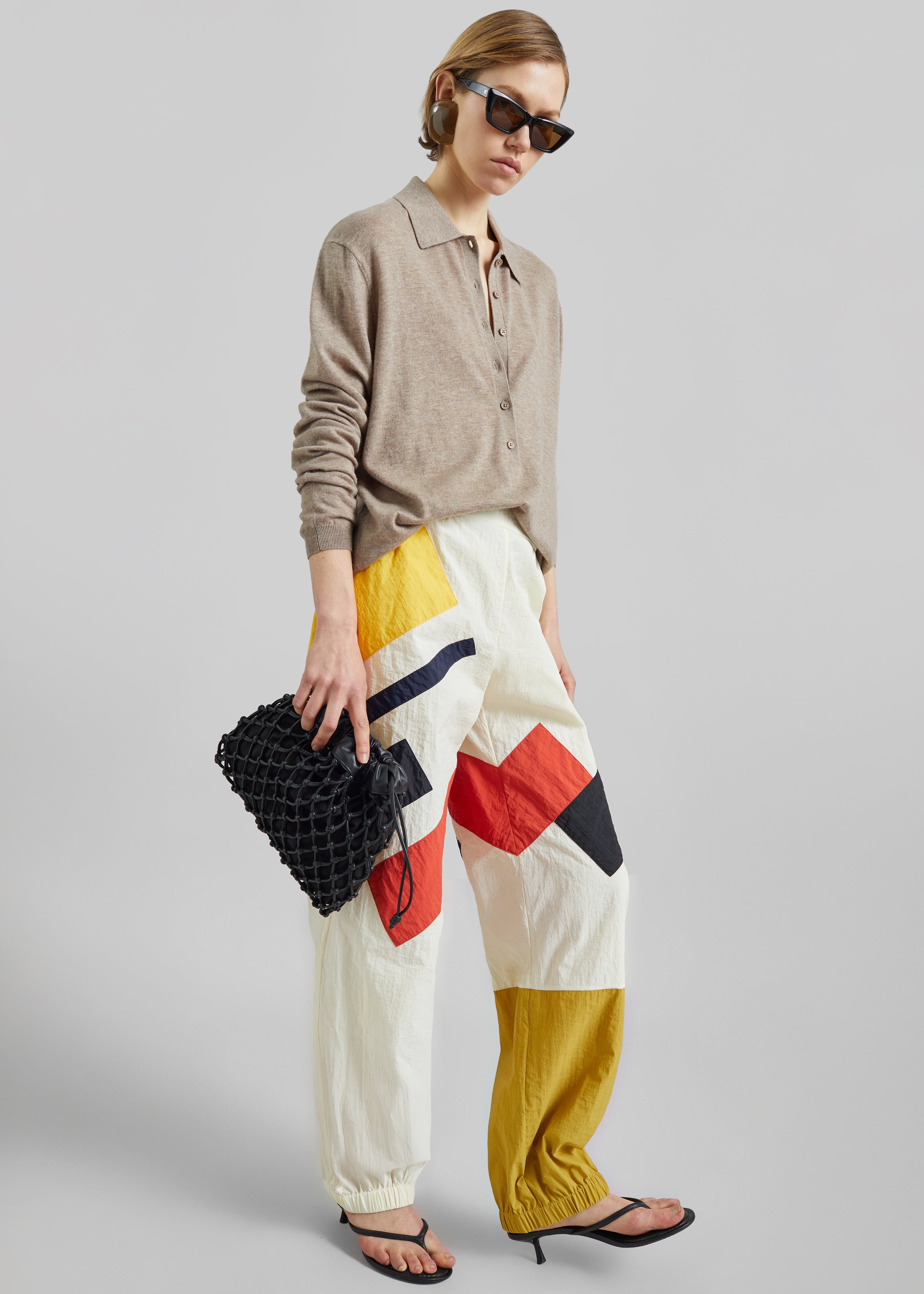 Bevza Malevich Track Pants - Vanilla - 1