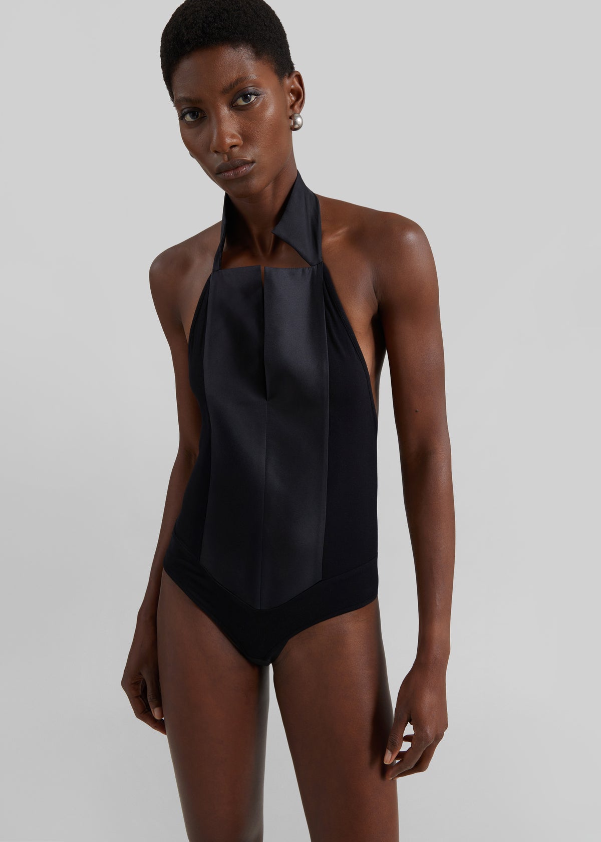 Bevza Manishka Bodysuit - Black - 3