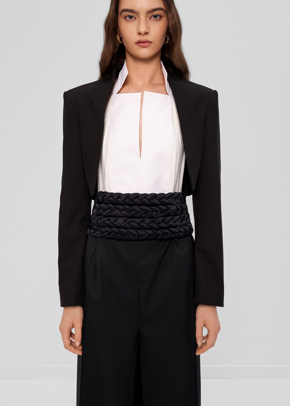 Bevza Manishka Bodysuit - Ivory - 1