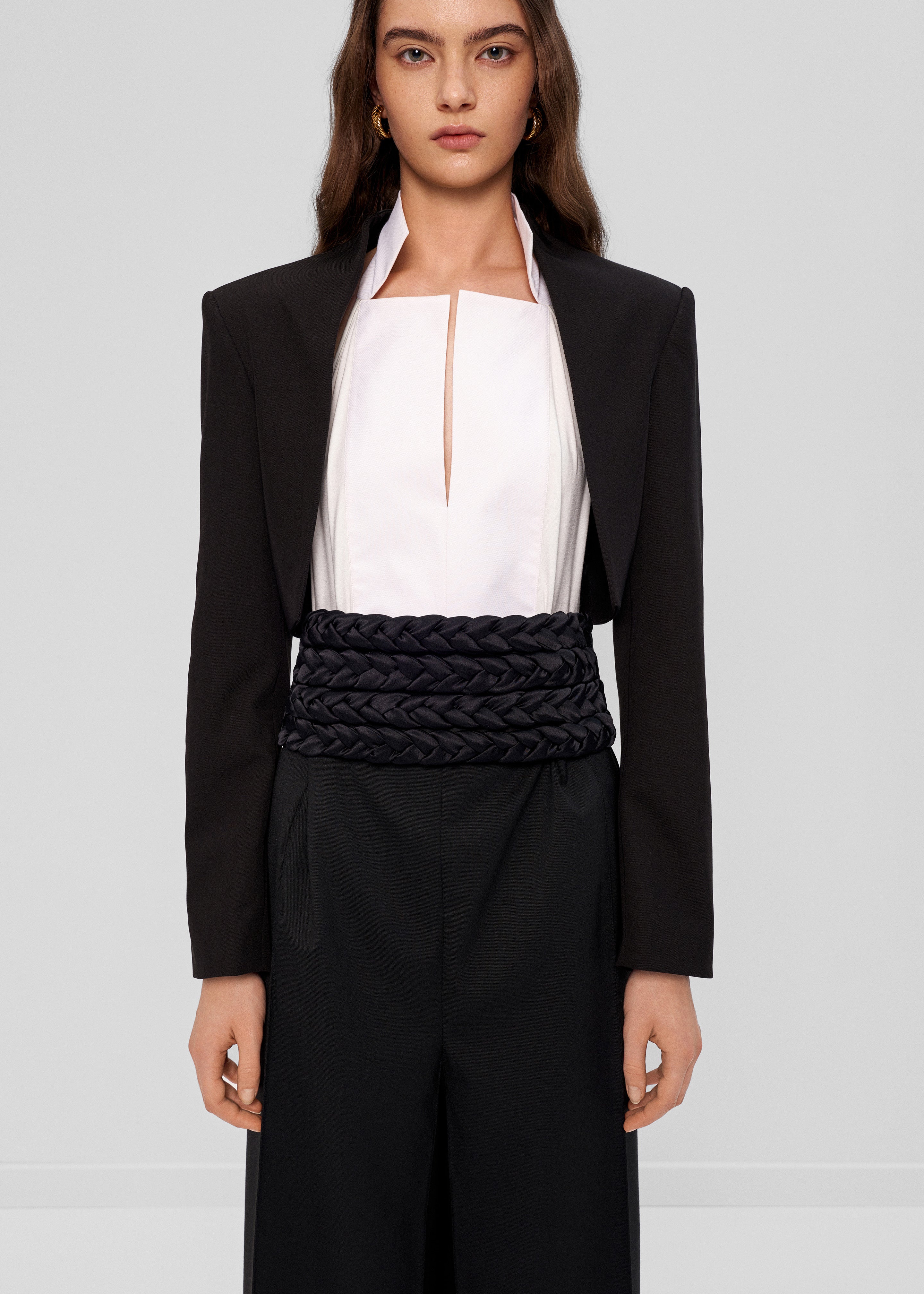 Bevza Manishka Bodysuit - Ivory - 1