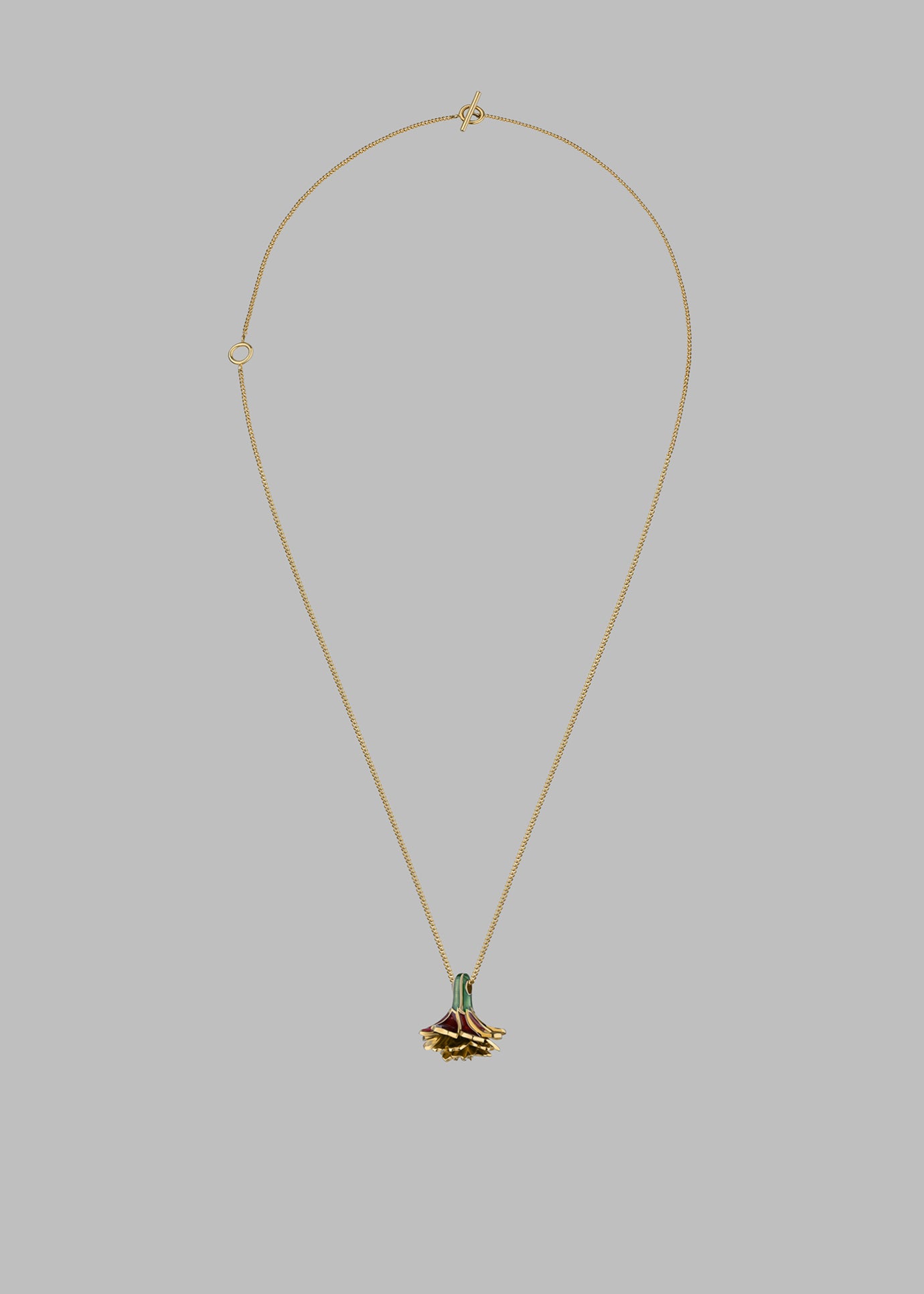 Bevza Marigold Pendant - Red/Yellow