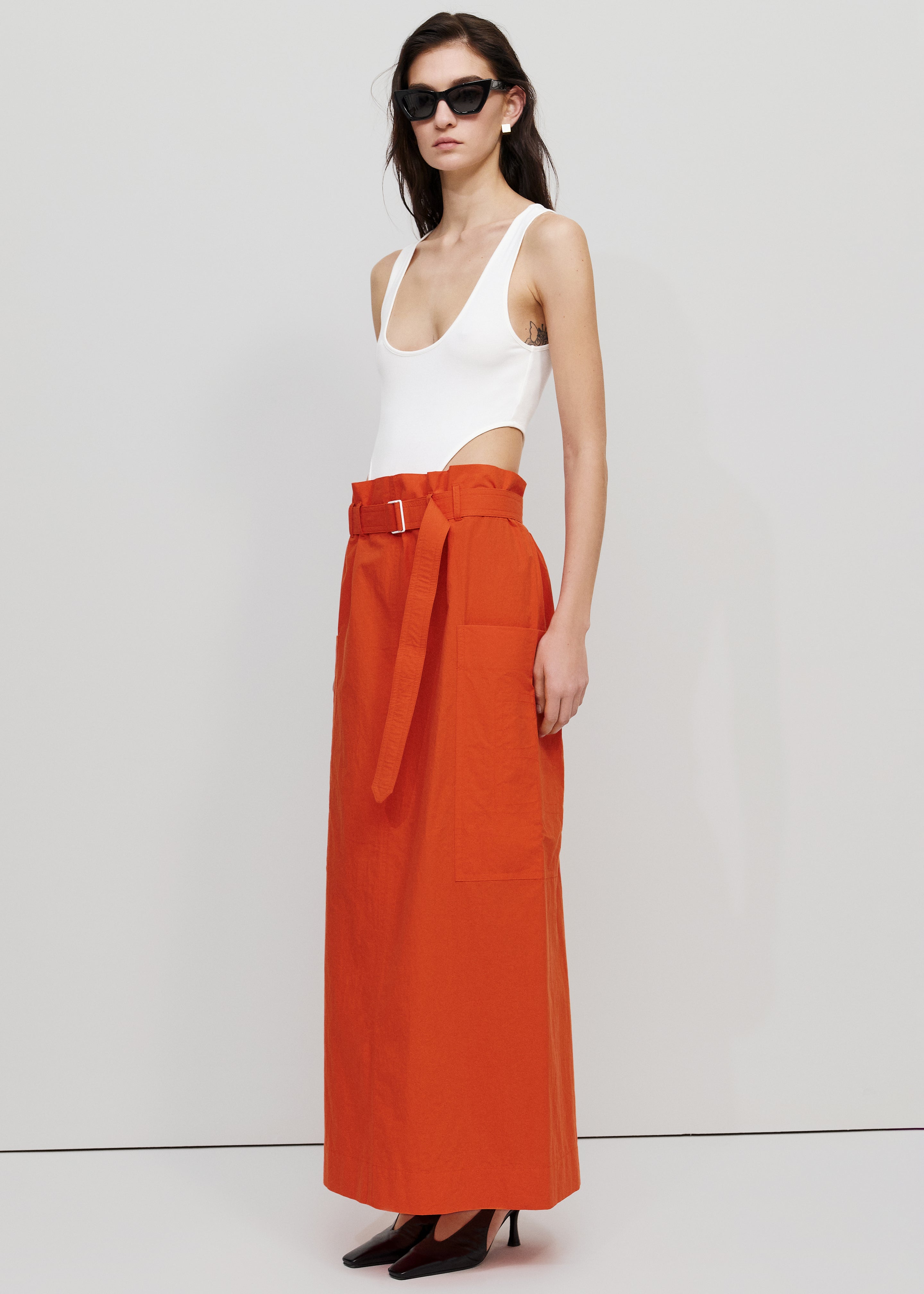 Bevza Red House Skirt - Carrot Red - 2