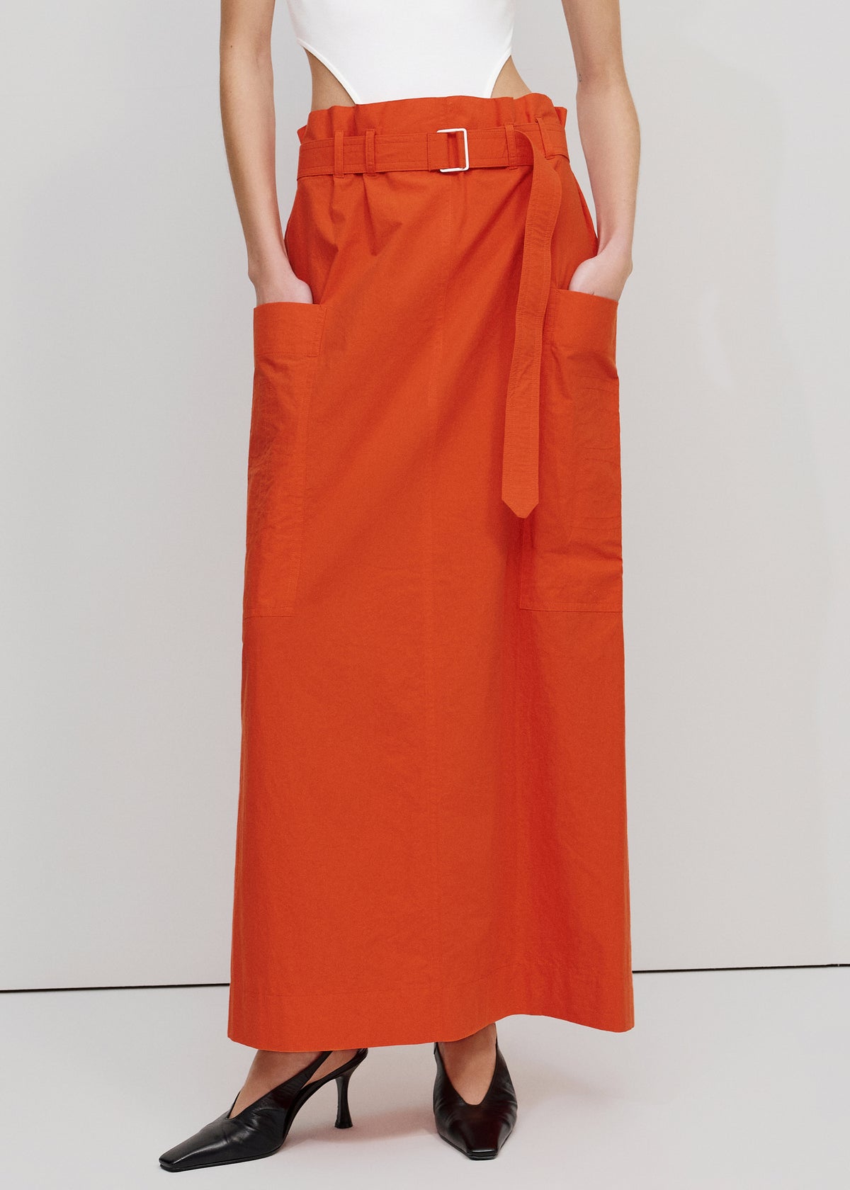 Bevza Red House Skirt - Carrot Red - 4