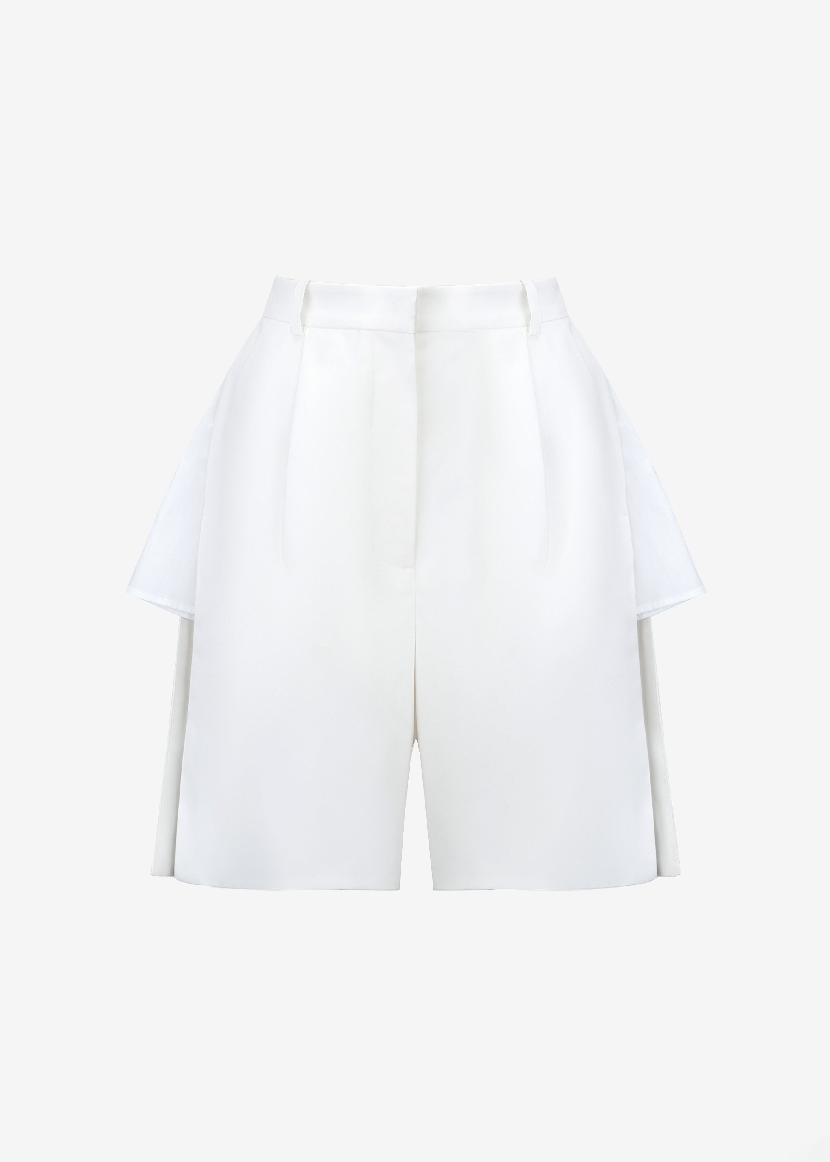 Bevza Shorts With Slits - Ivory - 11