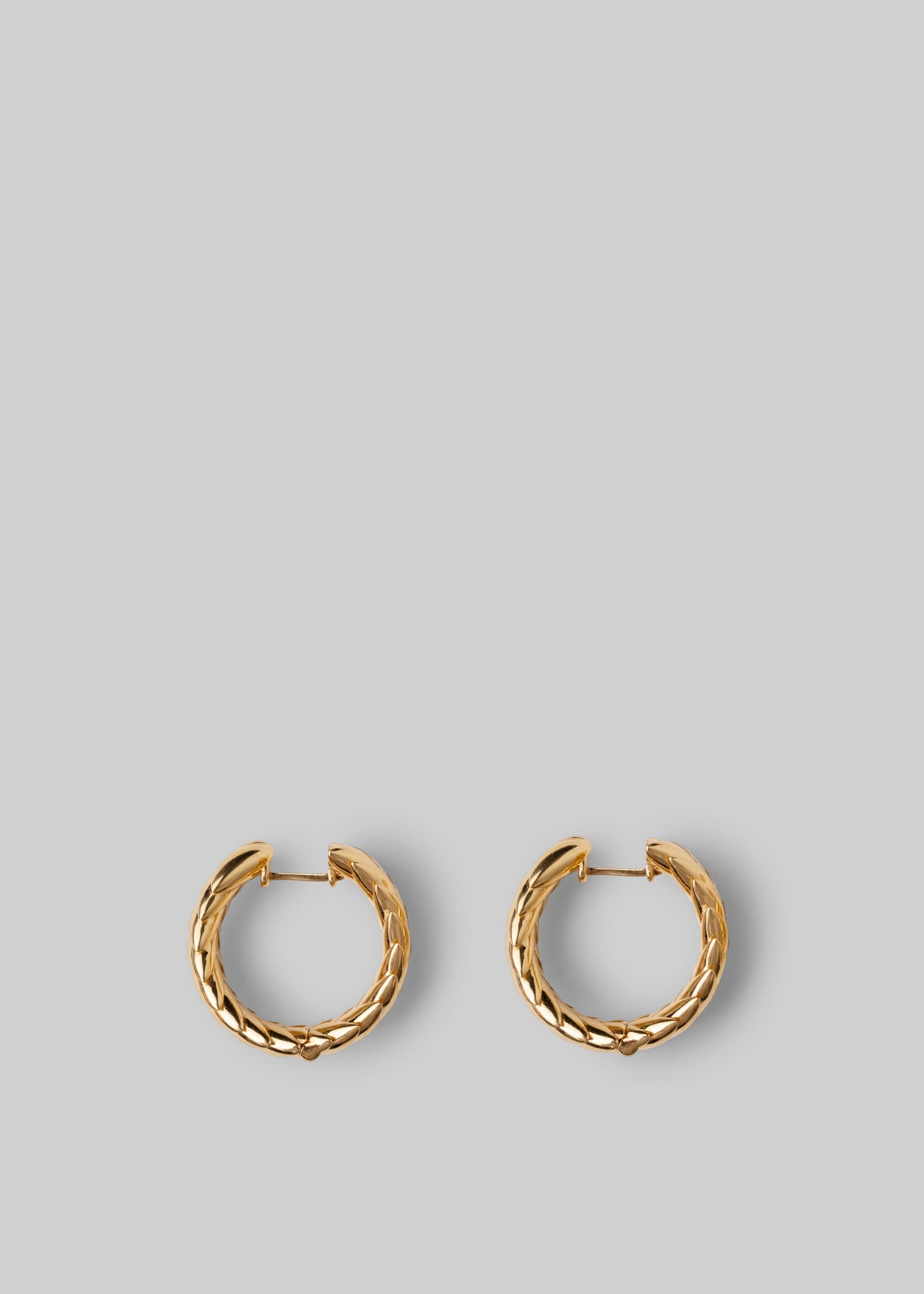 Bevza Spikelet Hoops - Gold - 3