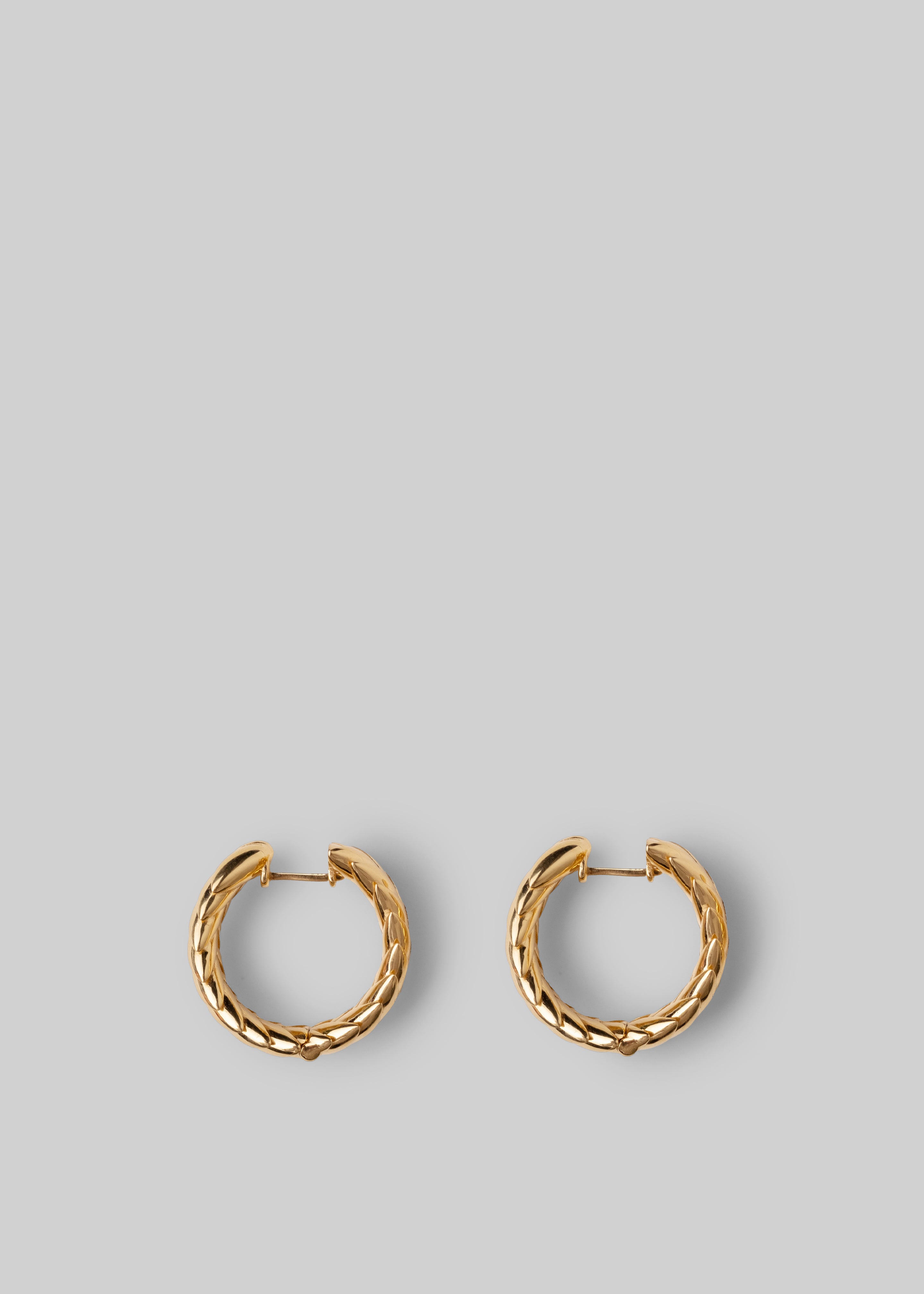 Bevza Spikelet Hoops - Gold - 3