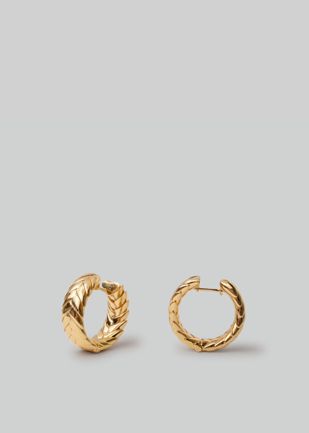 Bevza Spikelet Hoops - Gold - 1