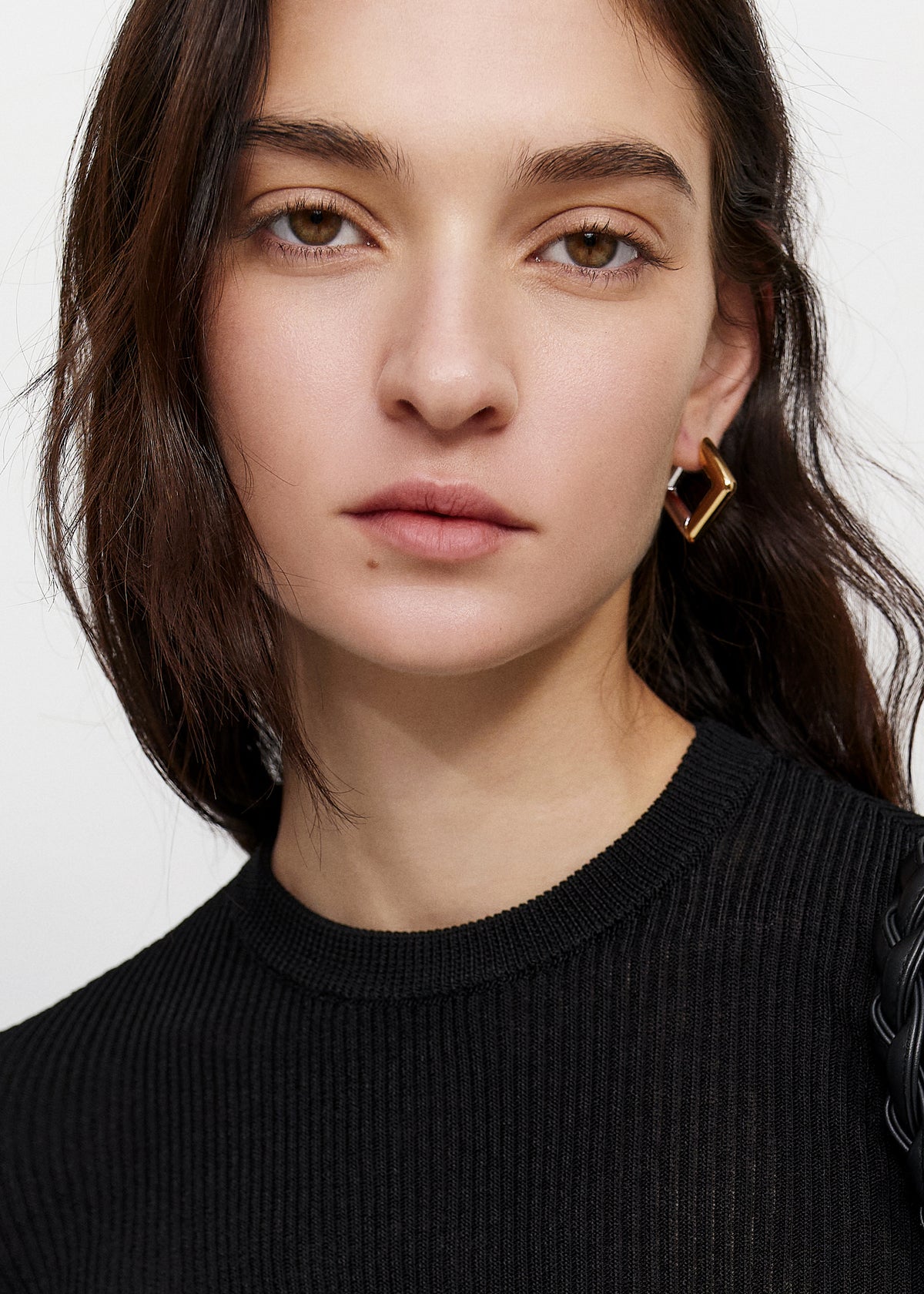 Bevza Square Earrings - Golden/Silver - 2