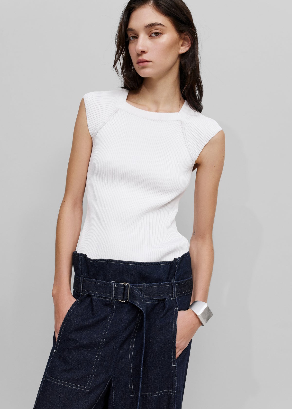 Bevza Square Jeans - Navy - 4