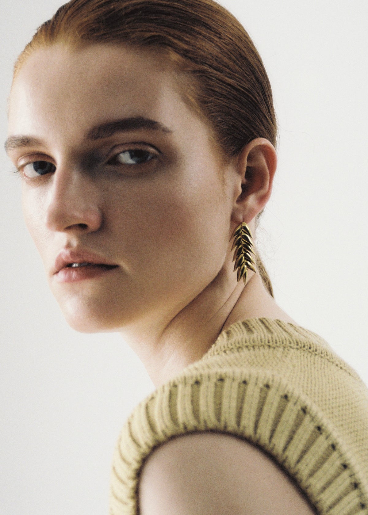 Bevza Spikelet Short Earrings - Gold - 3