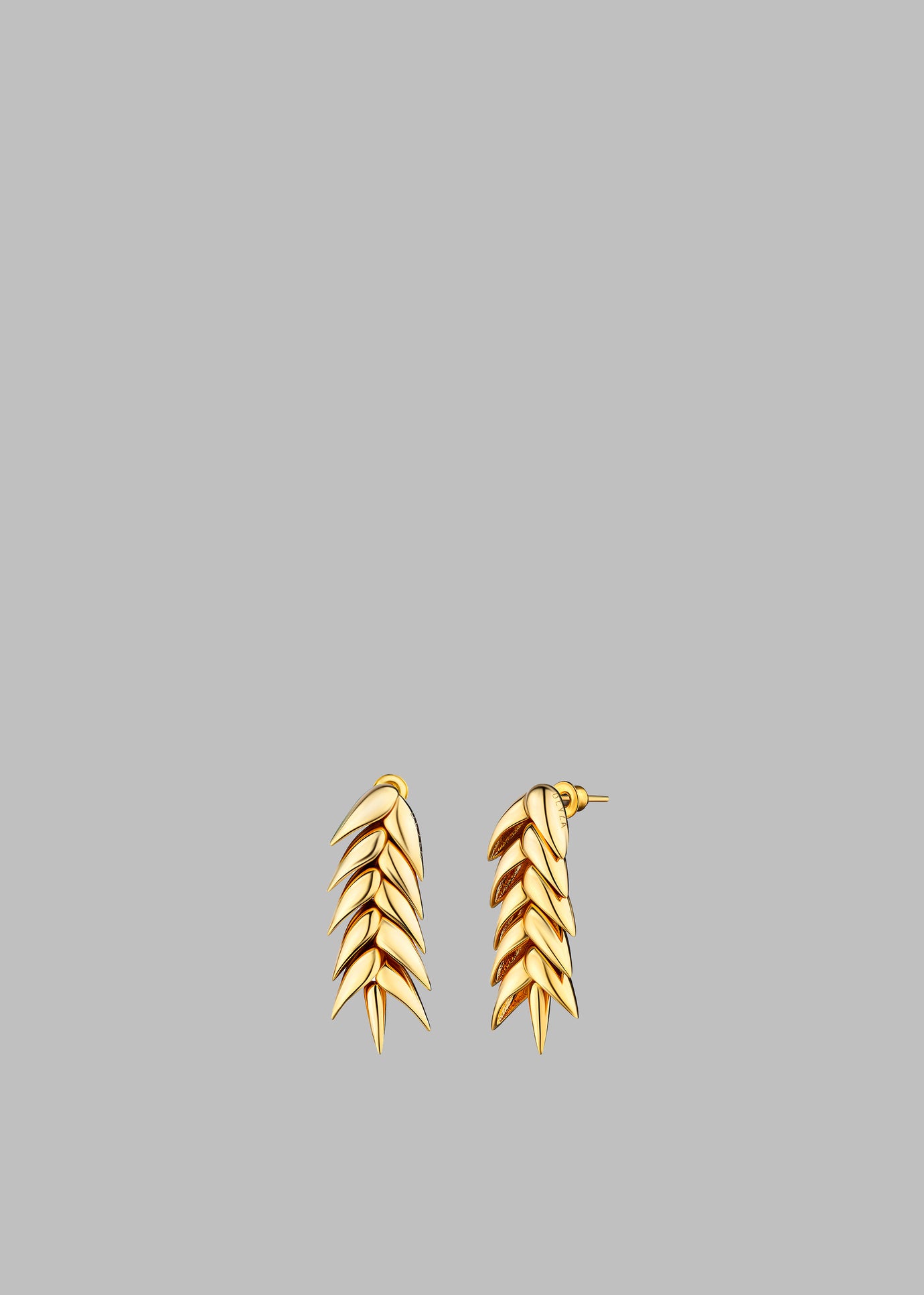 Bevza Spikelet Short Earrings - Gold - 1