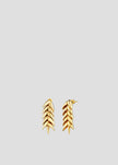 Bevza Spikelet Short Earrings - Gold