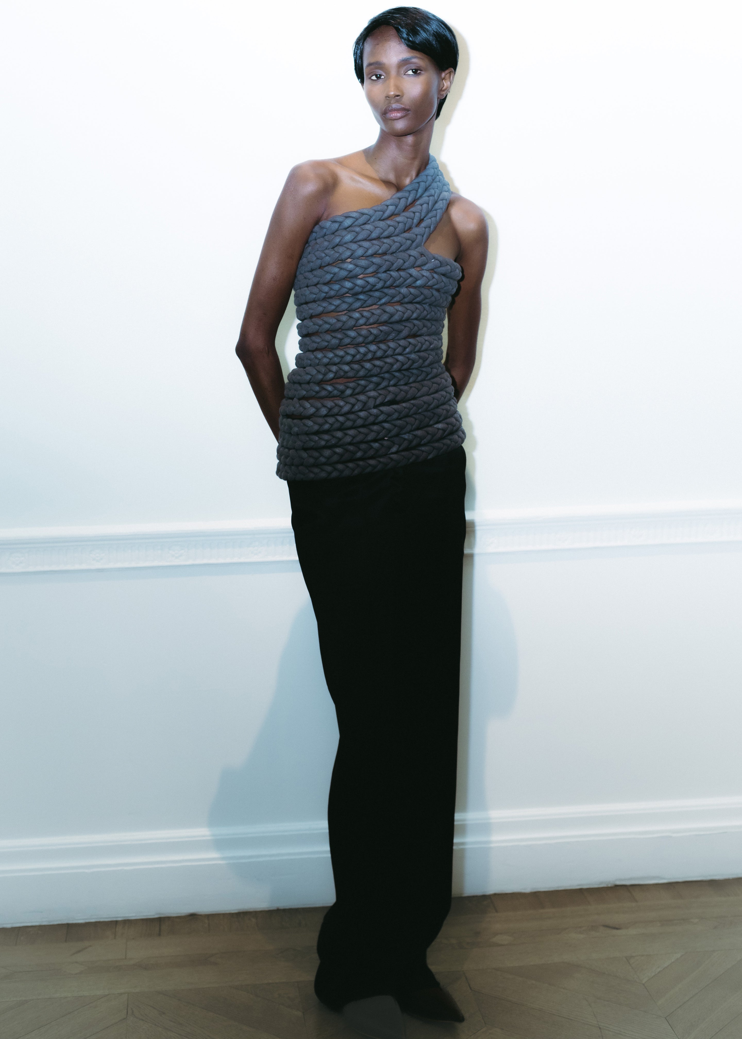 Bevza Tisto Top - Dark Grey - 7