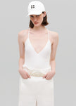 Bevza Wrap Bodysuit - Ivory