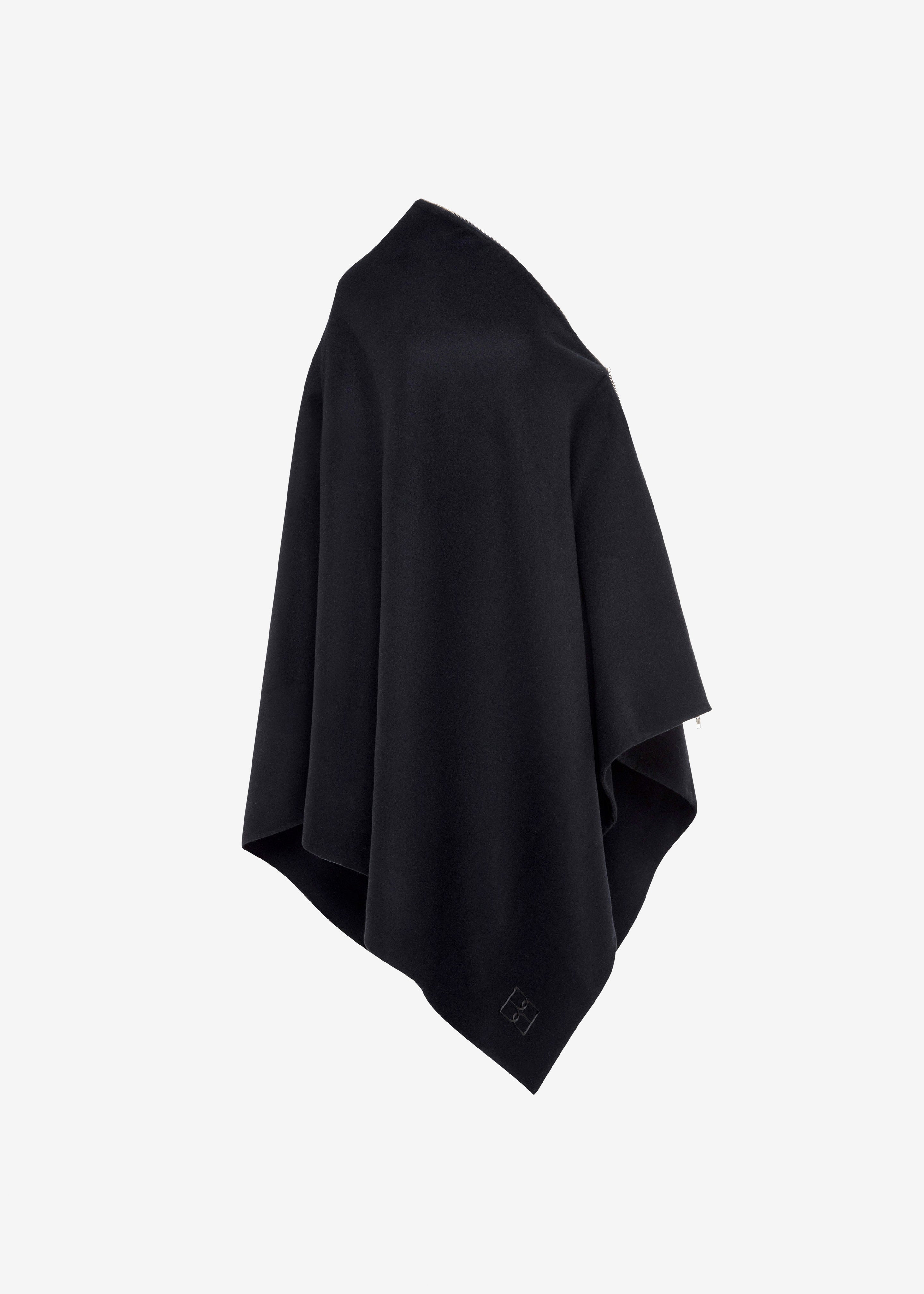 Bevza Zipper Cape - Black - 10