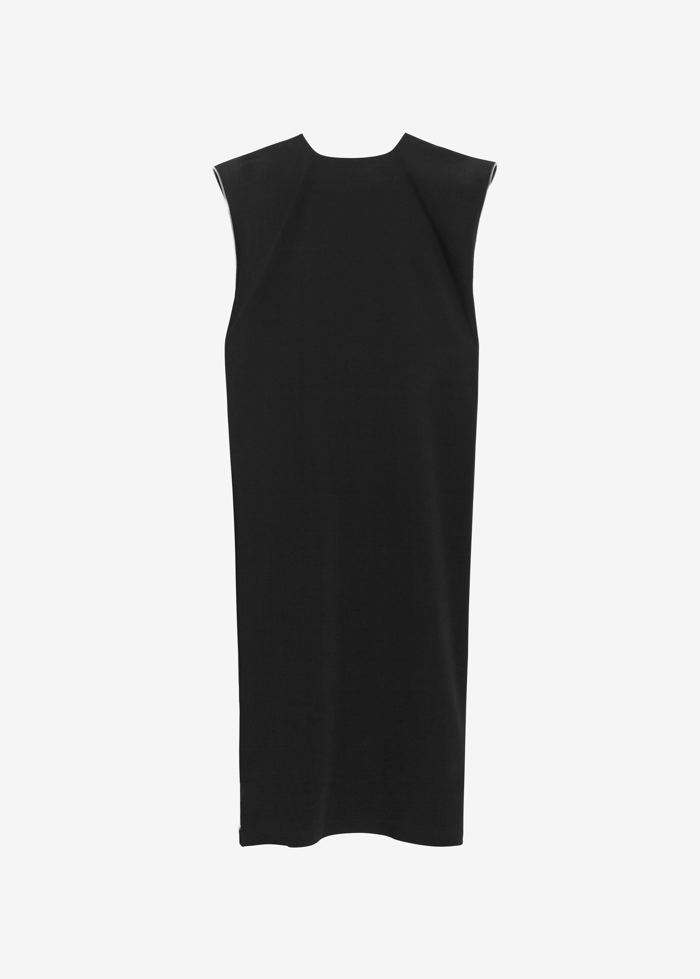 Bevza Zipper Dress - Black - 5