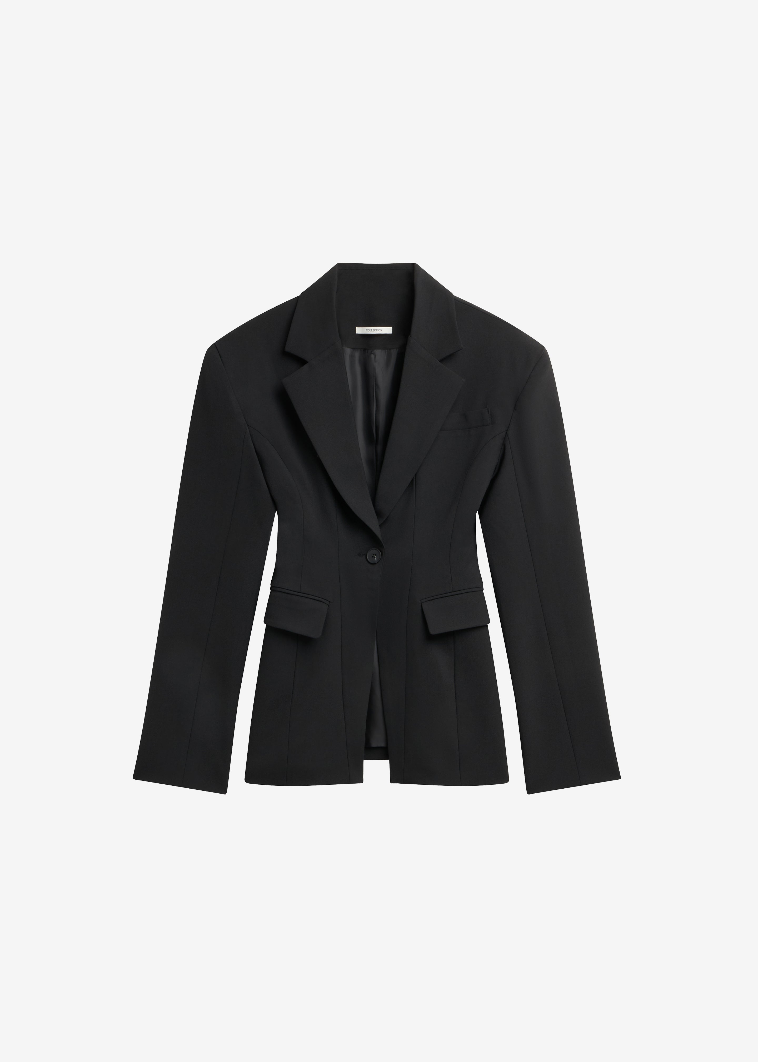 Bianca Hourglass Blazer - Black – The Frankie Shop
