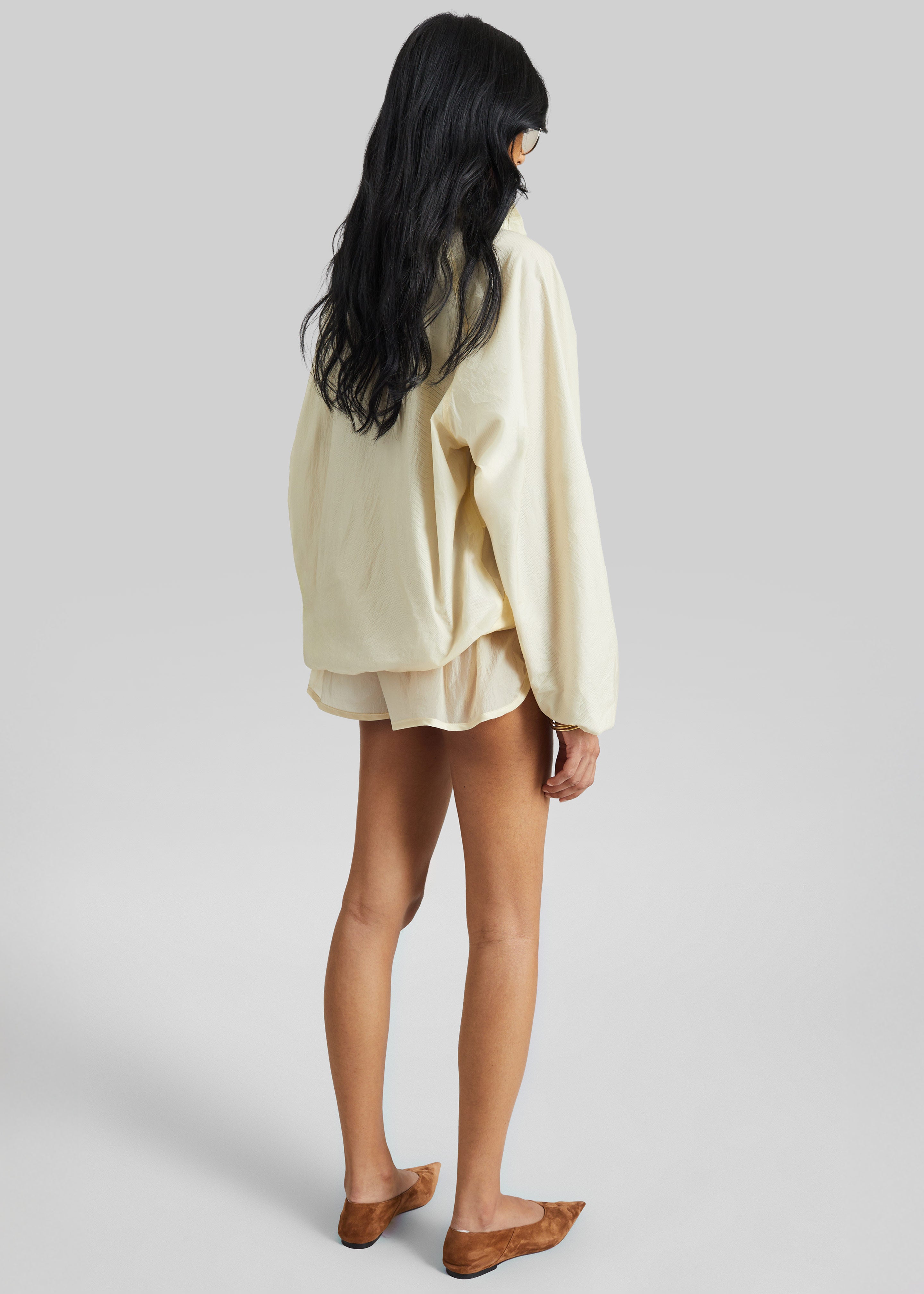 Bicos Sheer Track Jacket - Pale Yellow - 9