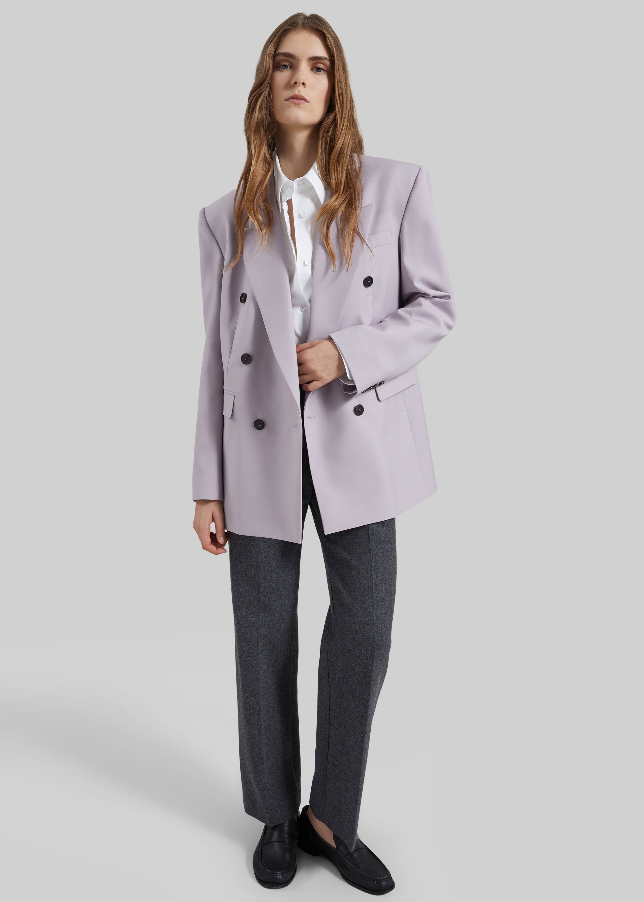Shop the look image for Bielsa Double Breasted Blazer - Lavender