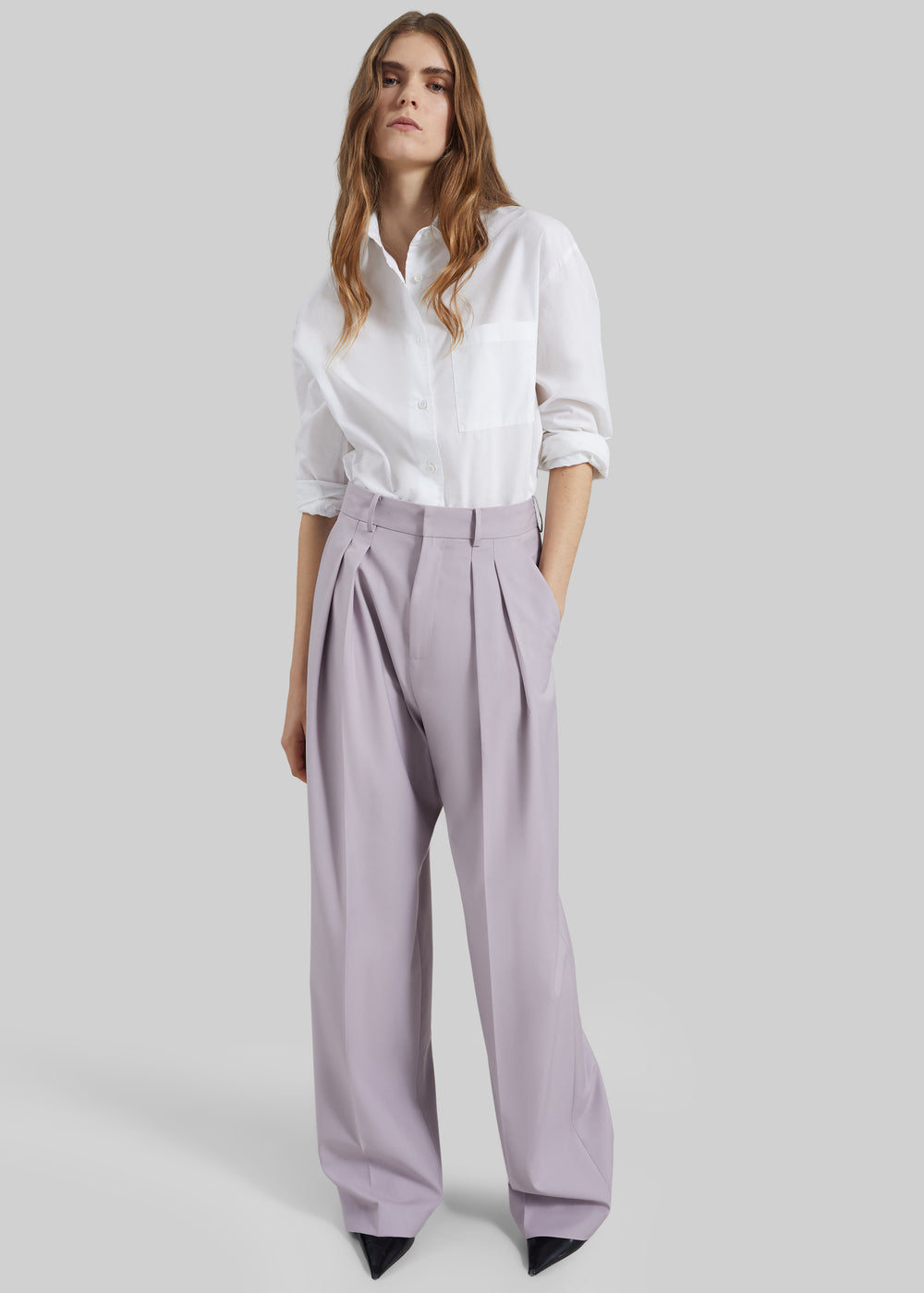Bielsa Pleated Trousers - Lavender