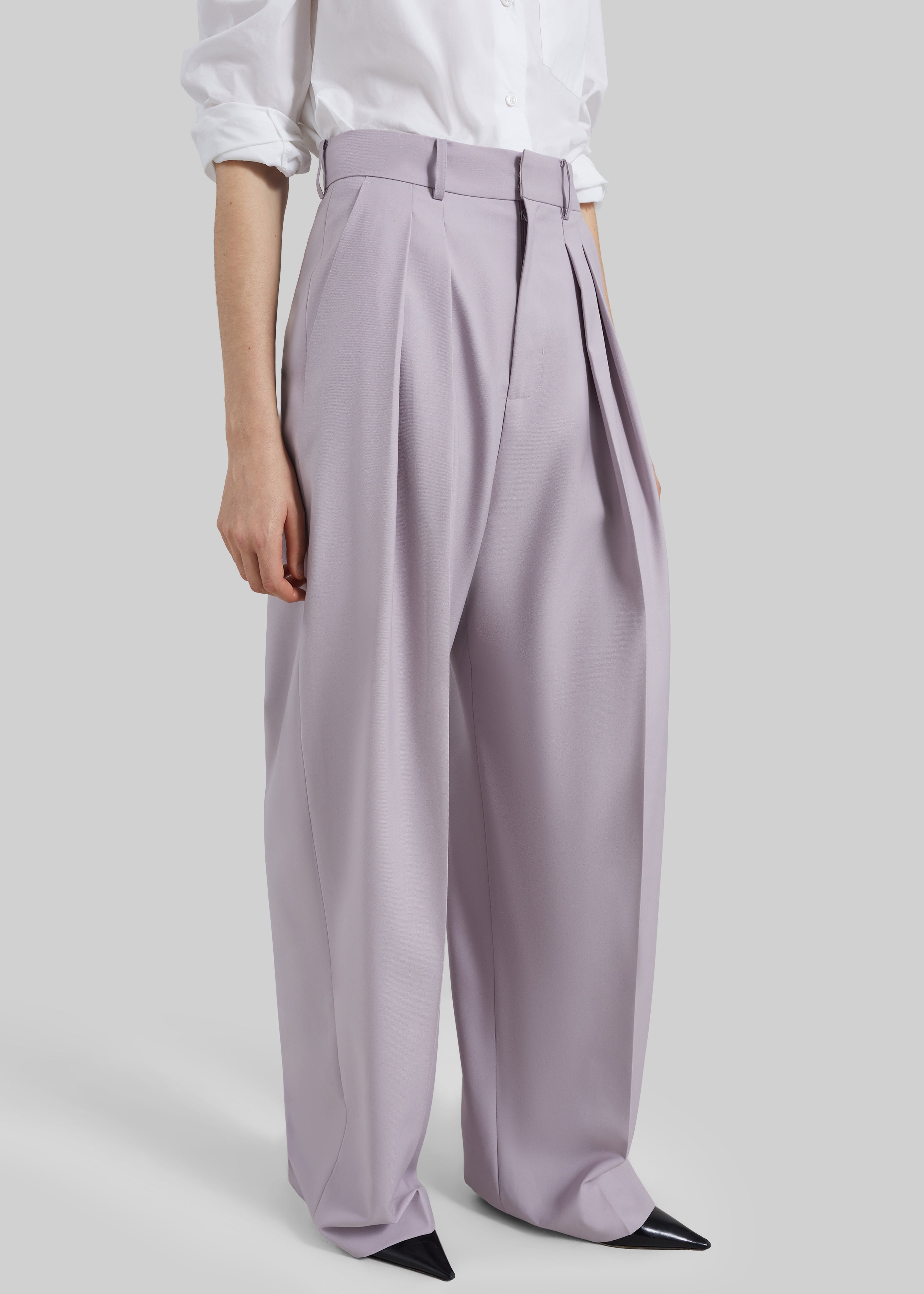 Bielsa Pleated Trousers - Lavender - 6
