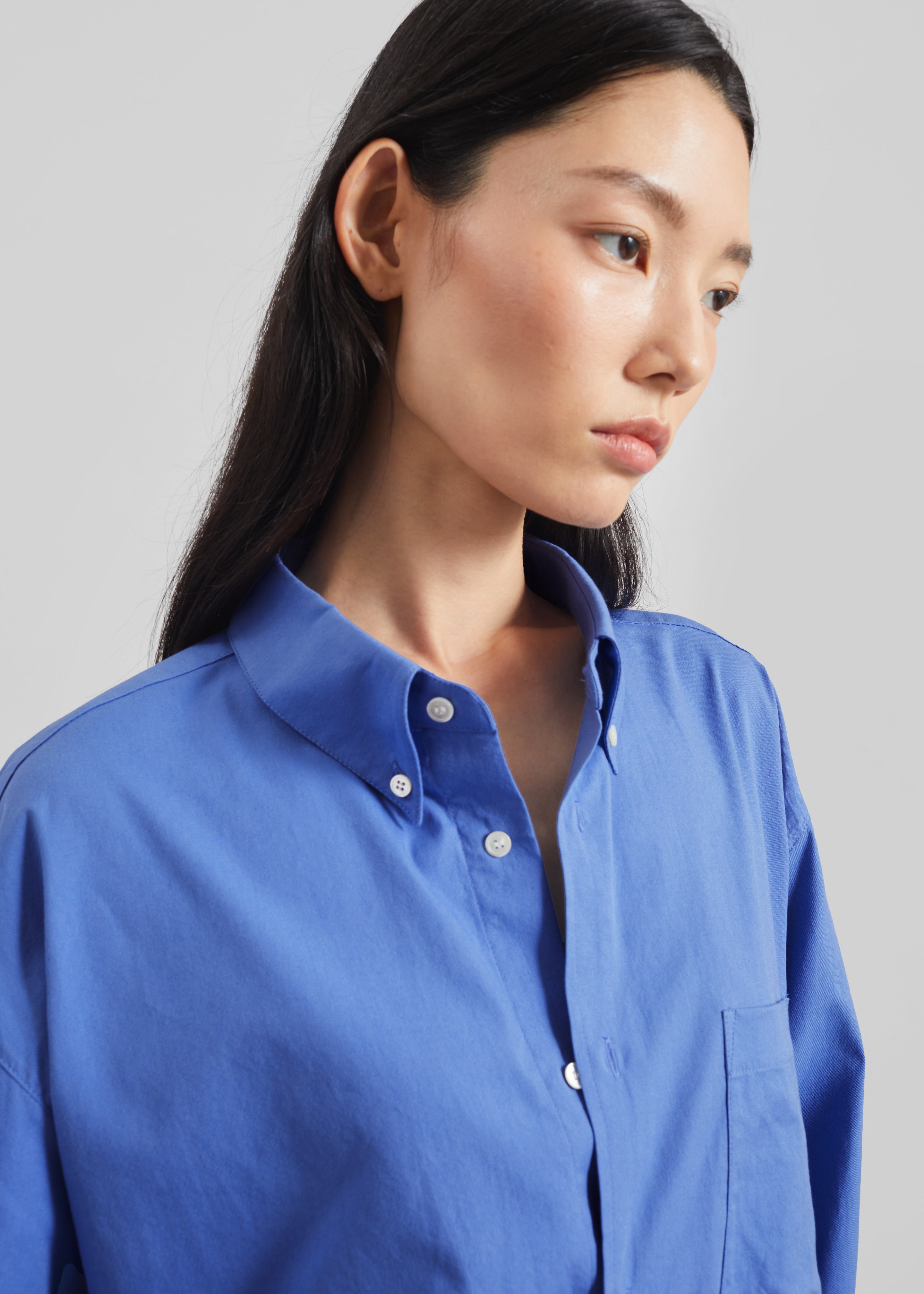 Bijnor Oxford Shirt - Blue – The Frankie Shop