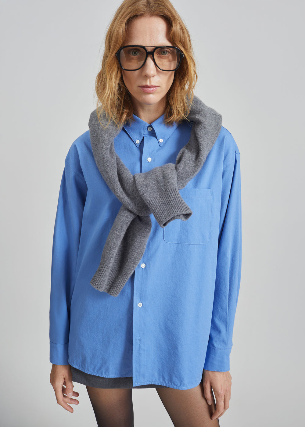 Bijnor Oxford Shirt - Blue - 1