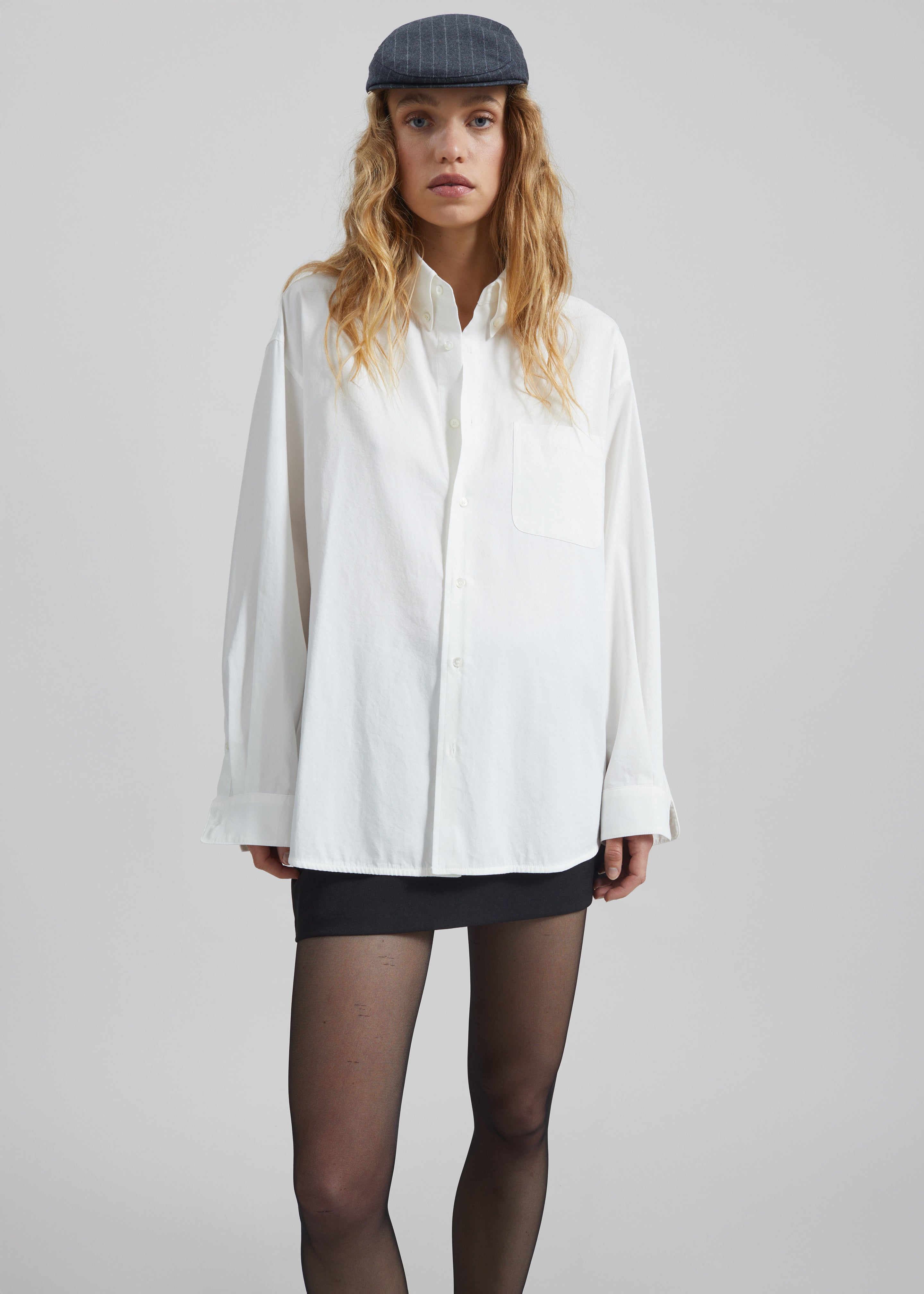 Bijnor Oxford Shirt - White – The Frankie Shop
