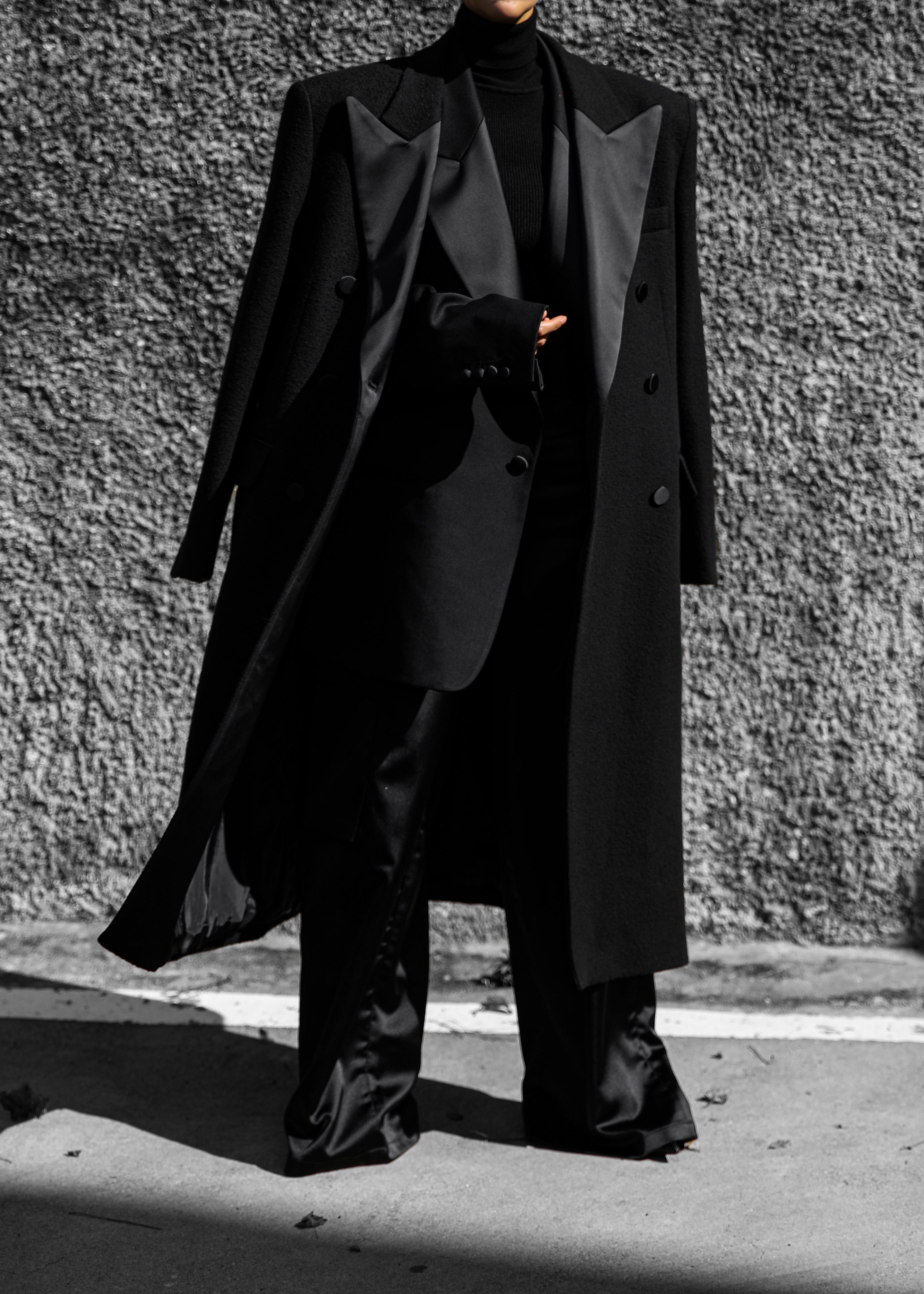 Bryce Oversized Coat - Black – The Frankie Shop