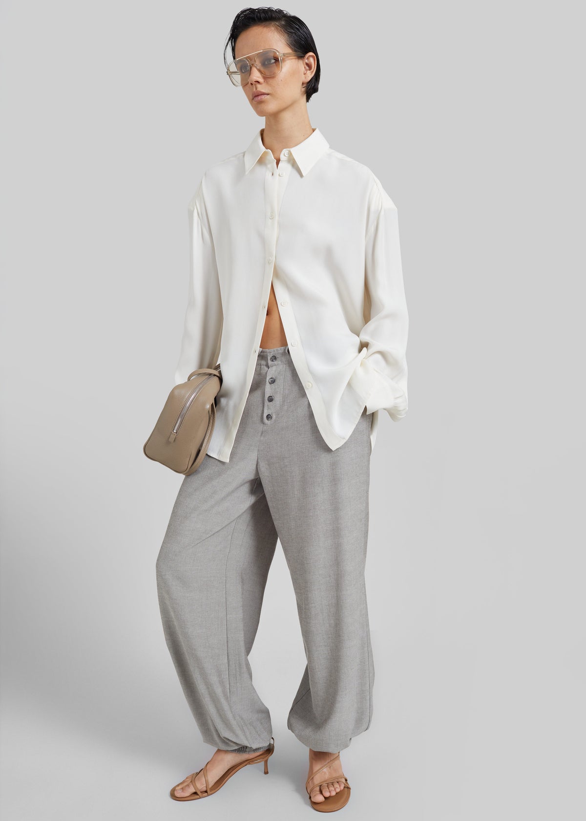 Bina Padded Shirt - Ivory - 6