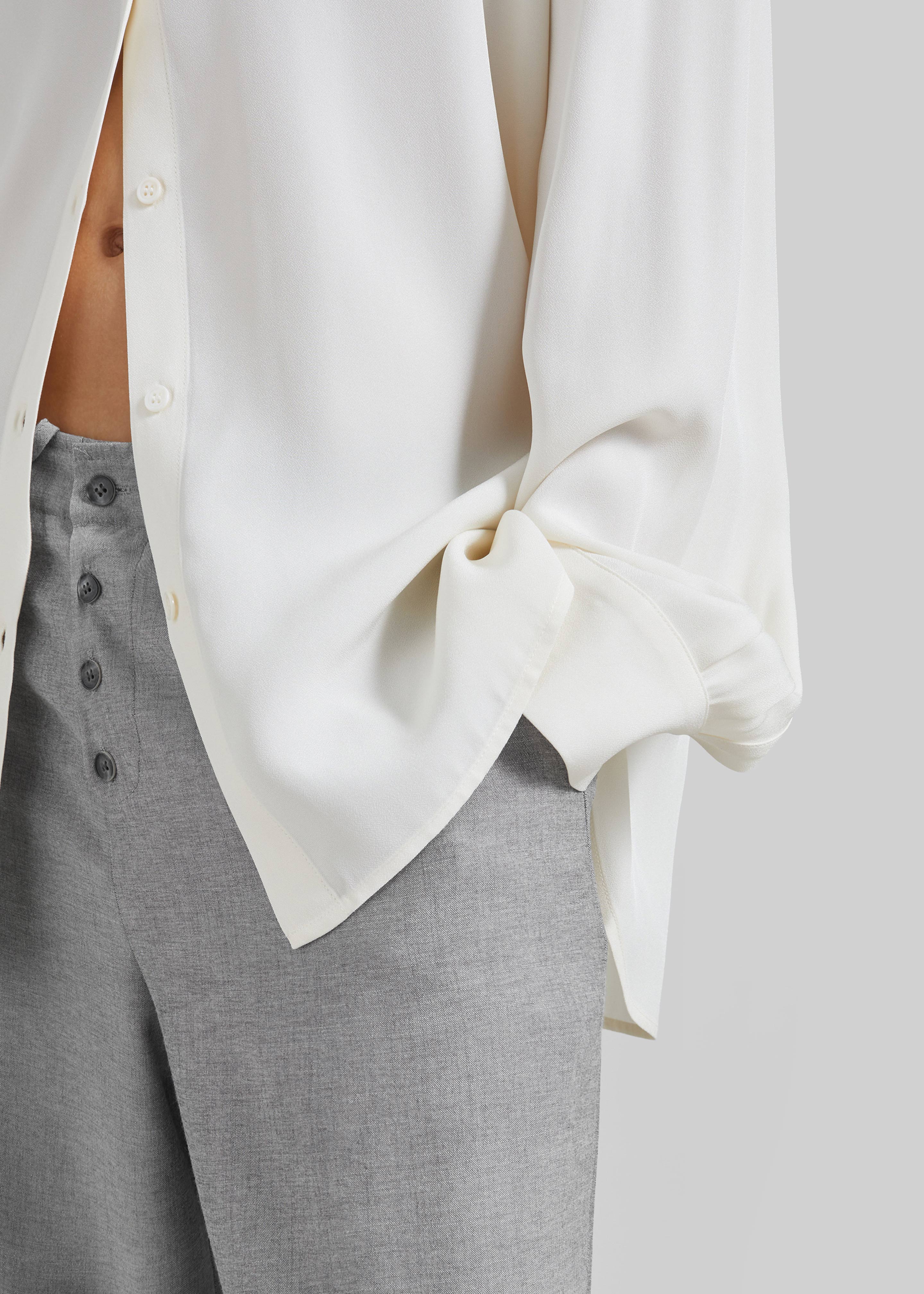 Bina Padded Shirt - Ivory - 3